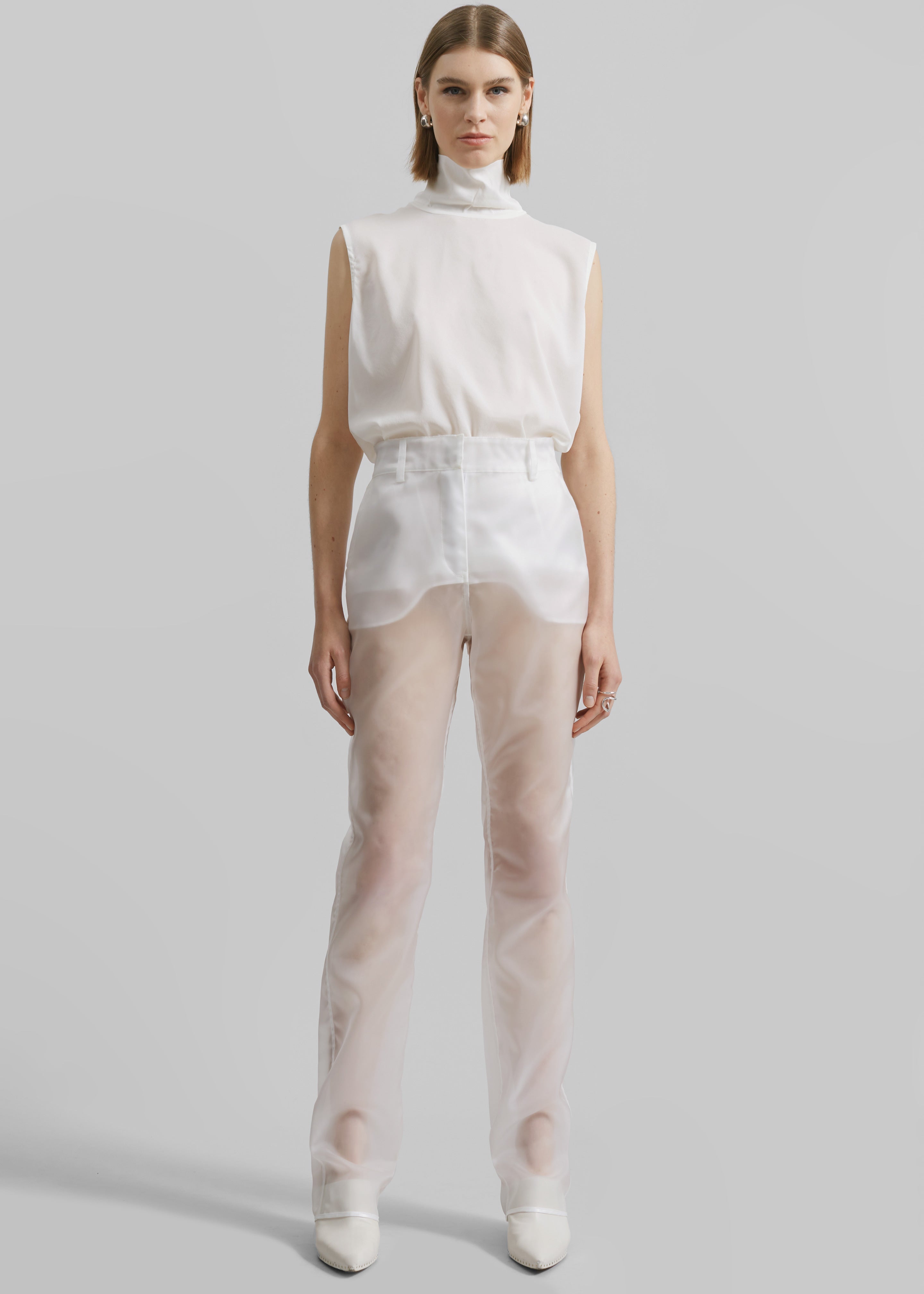 Coperni Organza Pants - Clear - 2