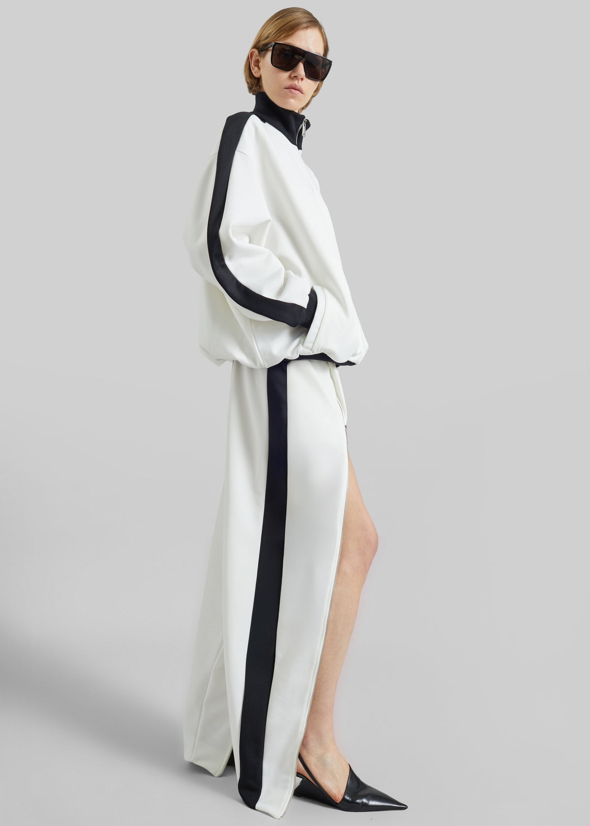 Coperni Oversized Track Jacket - White - 8