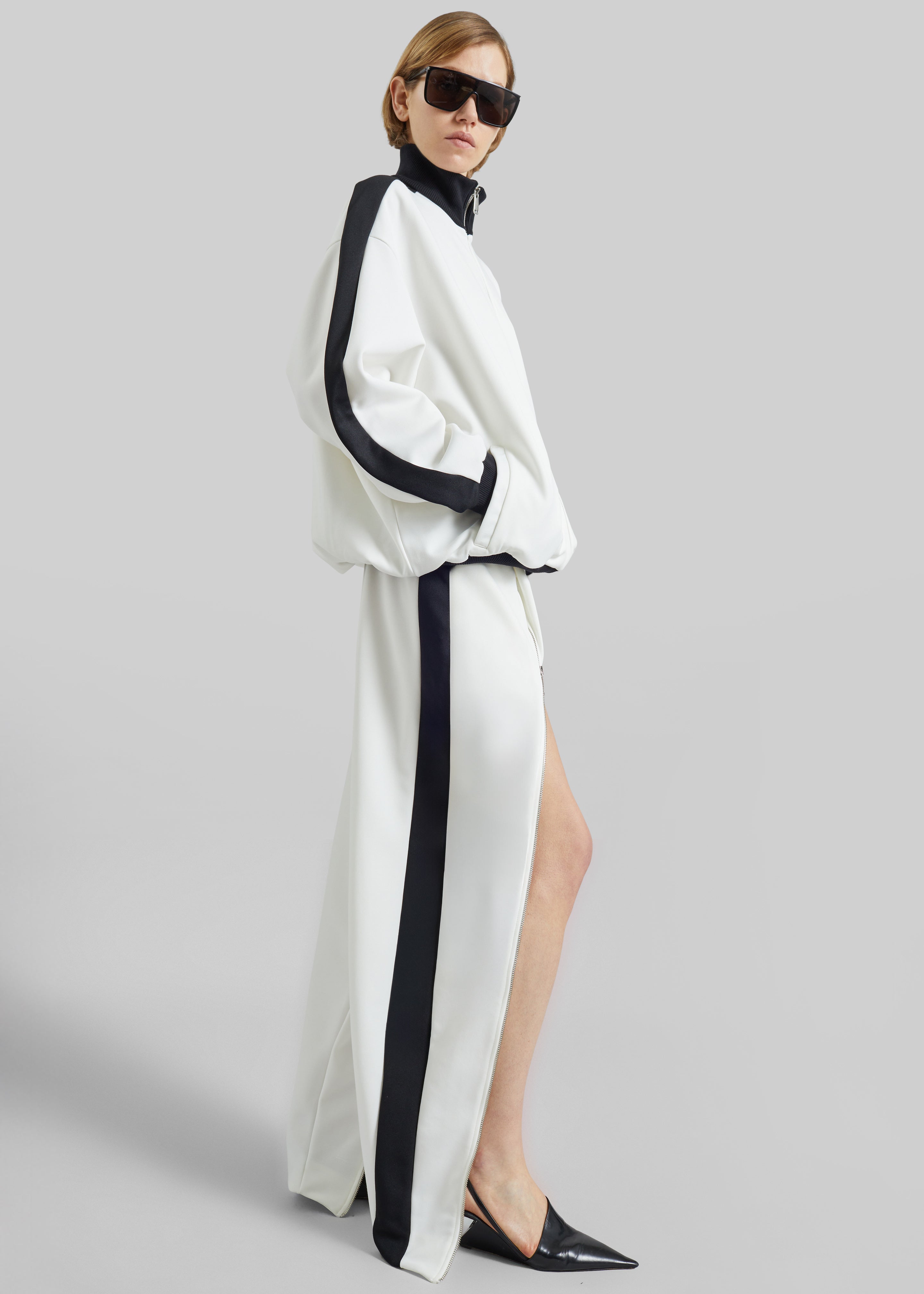 Coperni Oversized Track Jacket - White - 8