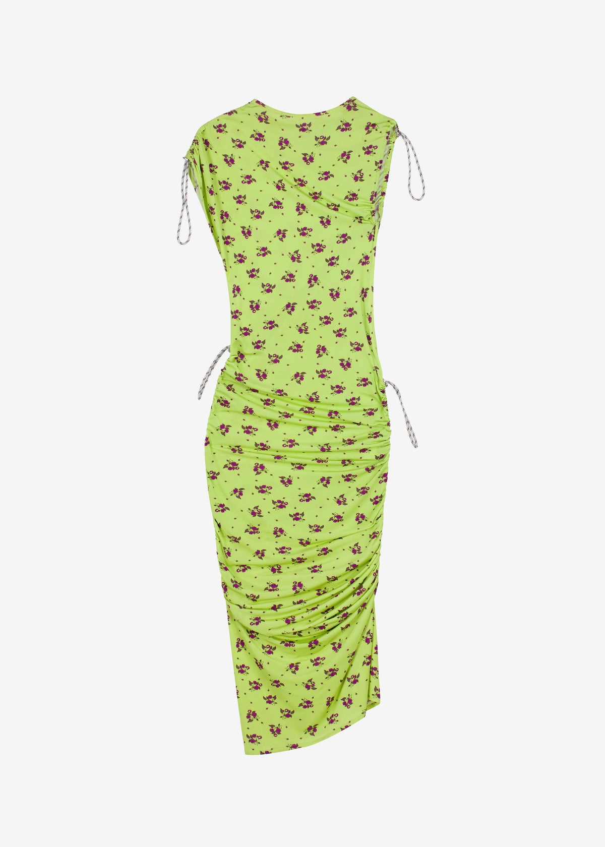 Coperni Printed Adjustable Dress - Green - 8