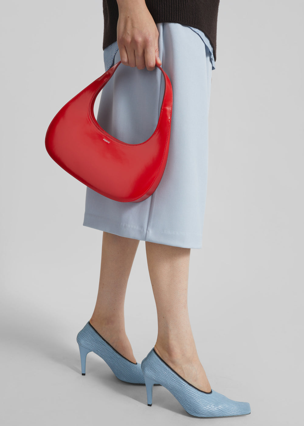 Coperni Slim Swipe Baguette Bag - Red - 1