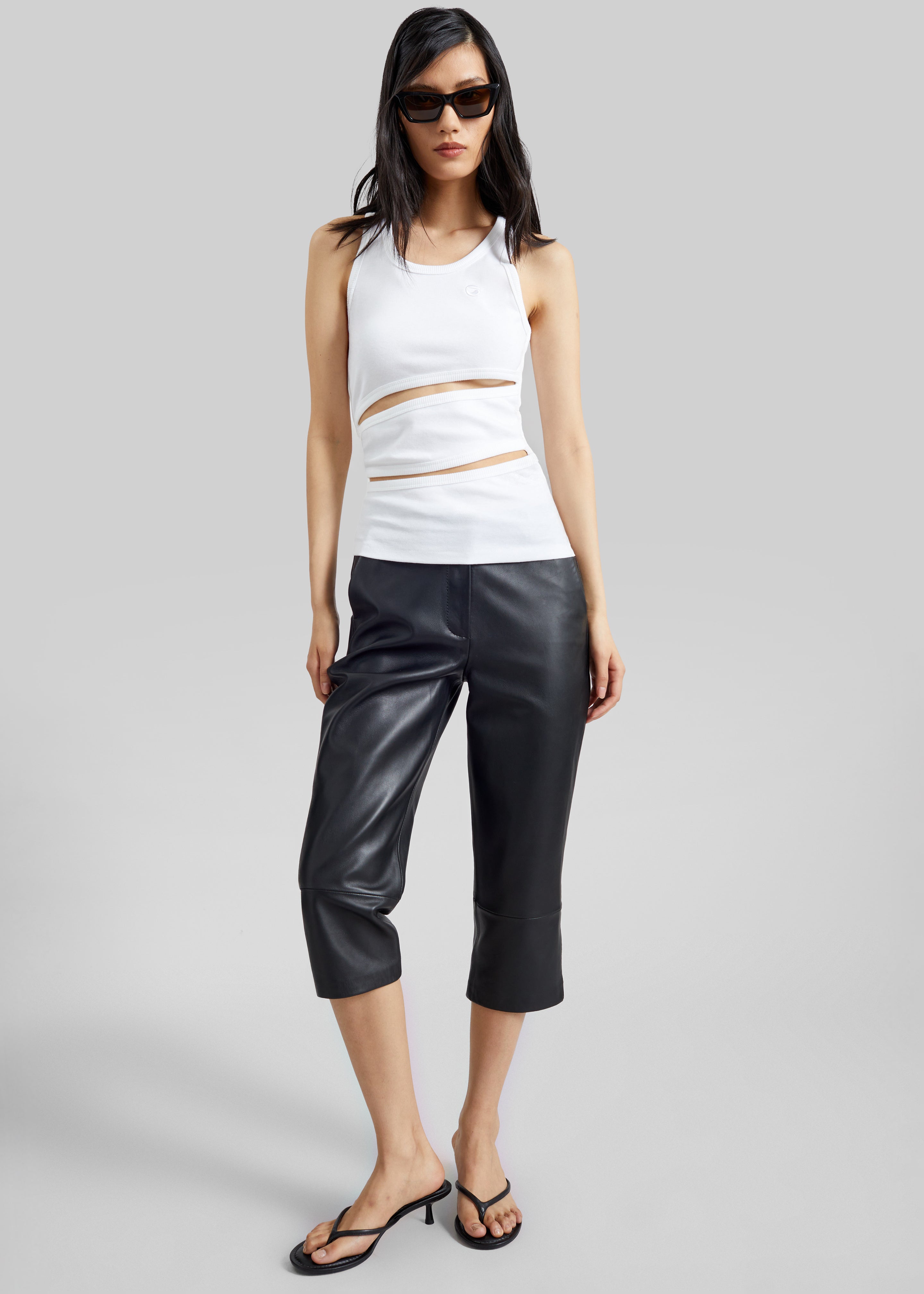 Coperni Spiral Tank Top - White - 4