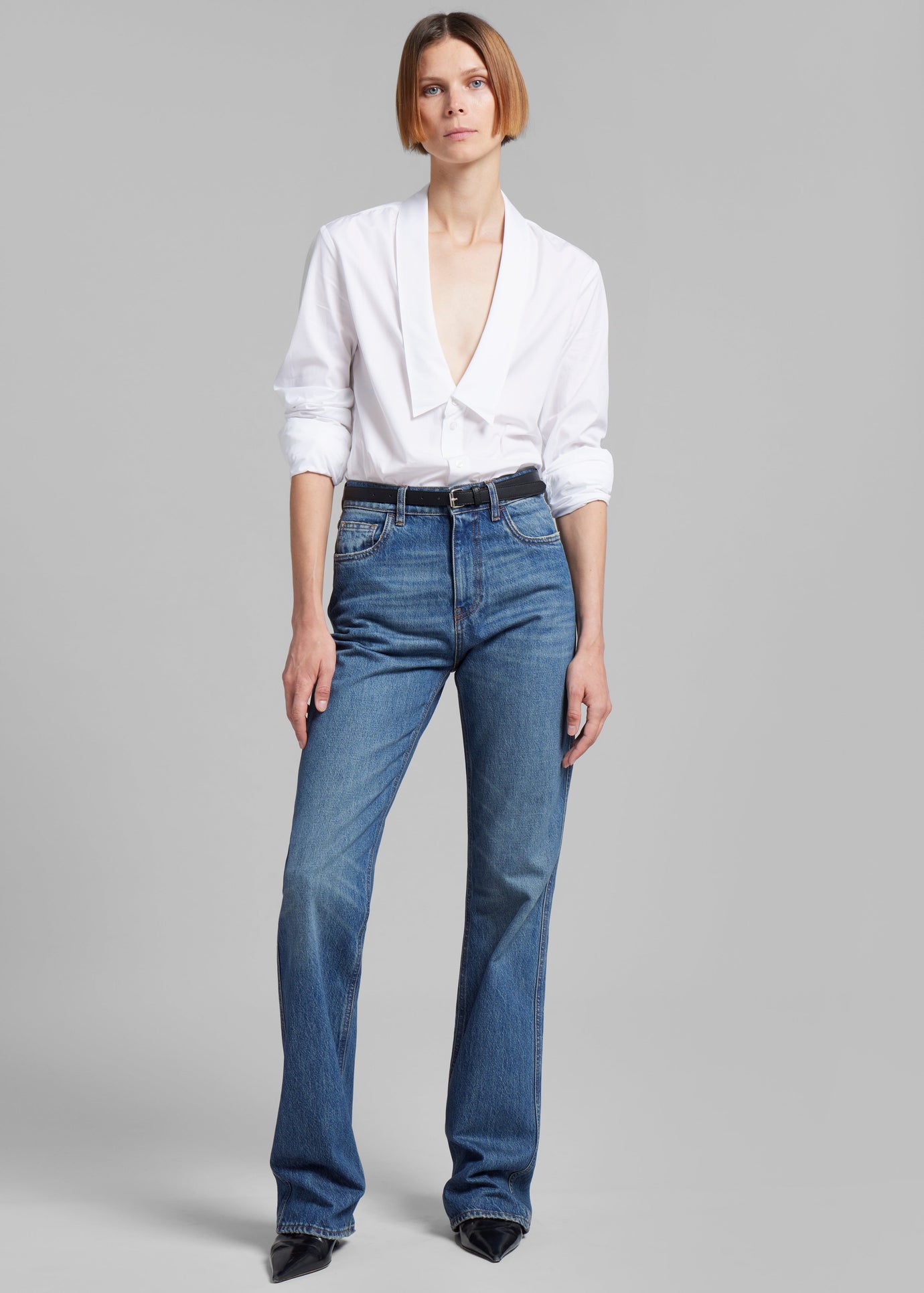 Coperni Straight Leg Denim Pants - Blue - 1