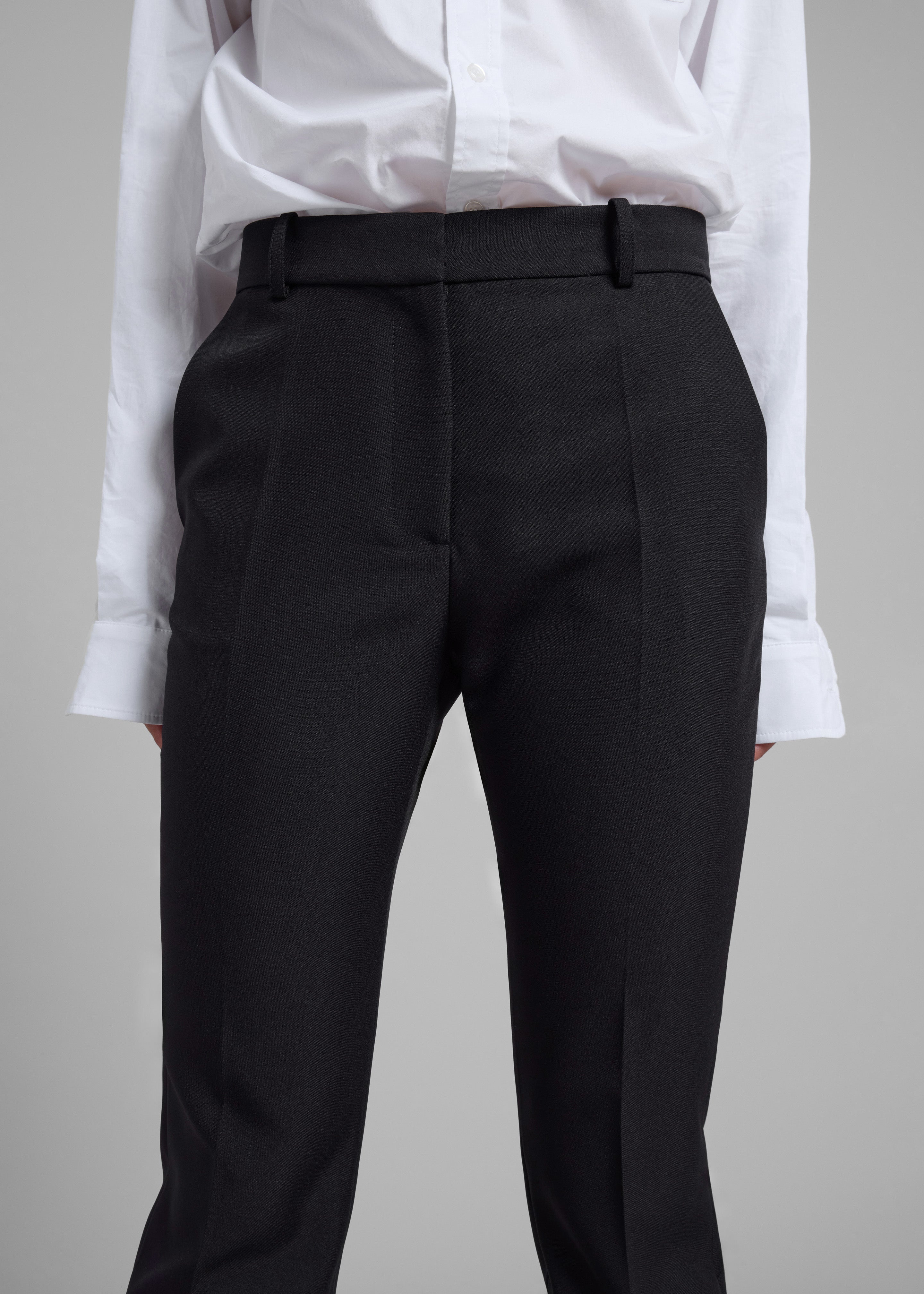 Coperni Straight Tailored Trousers - Black - 3