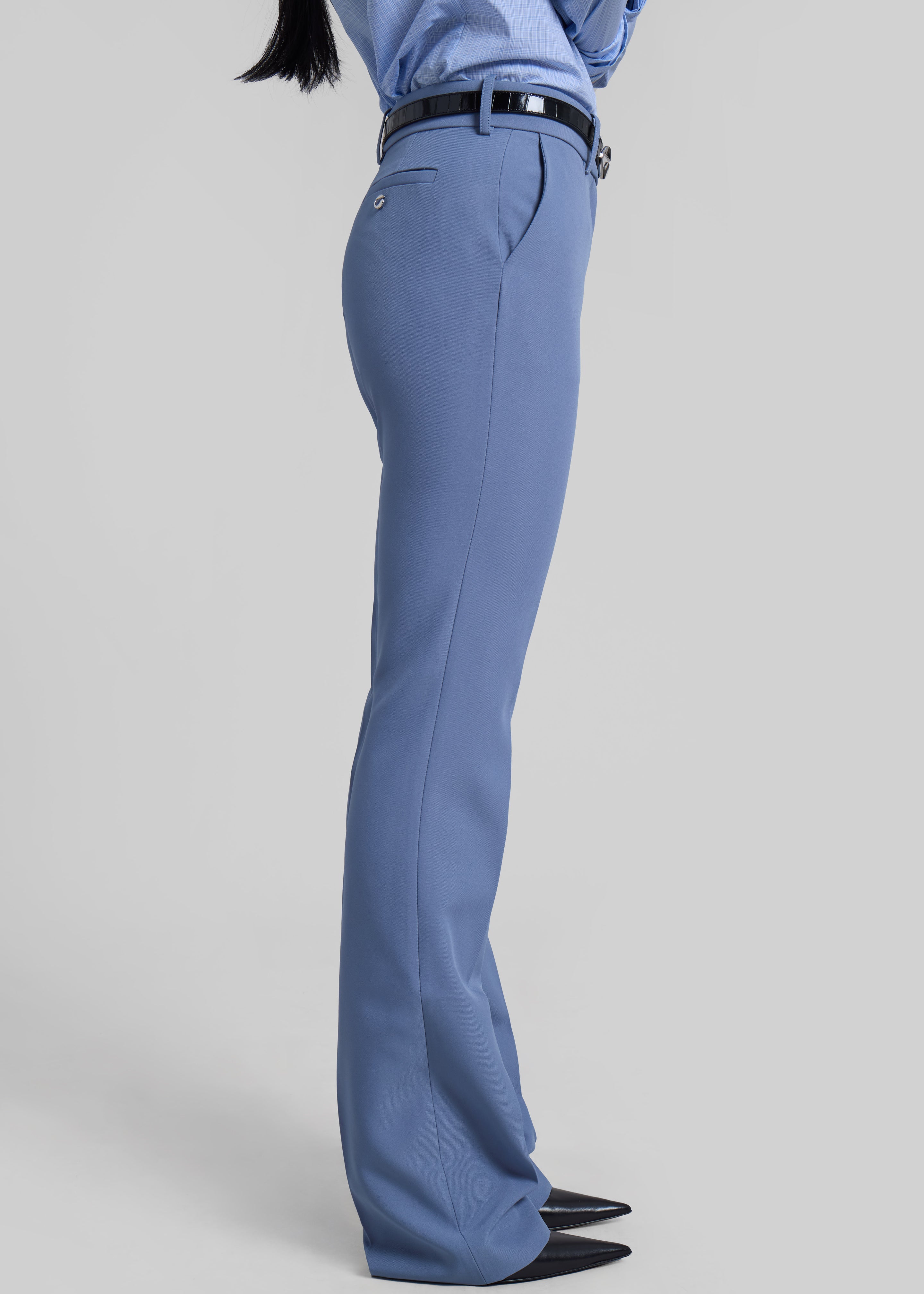 Coperni Straight Tailored Trousers - Blue - 3