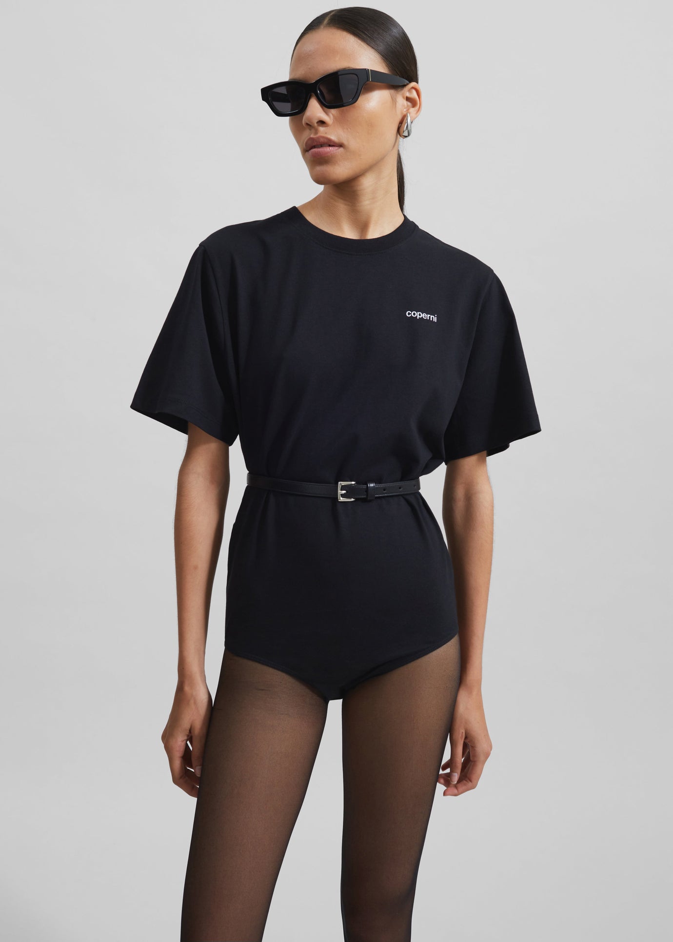 Coperni T-Shirt Bodysuit - Black