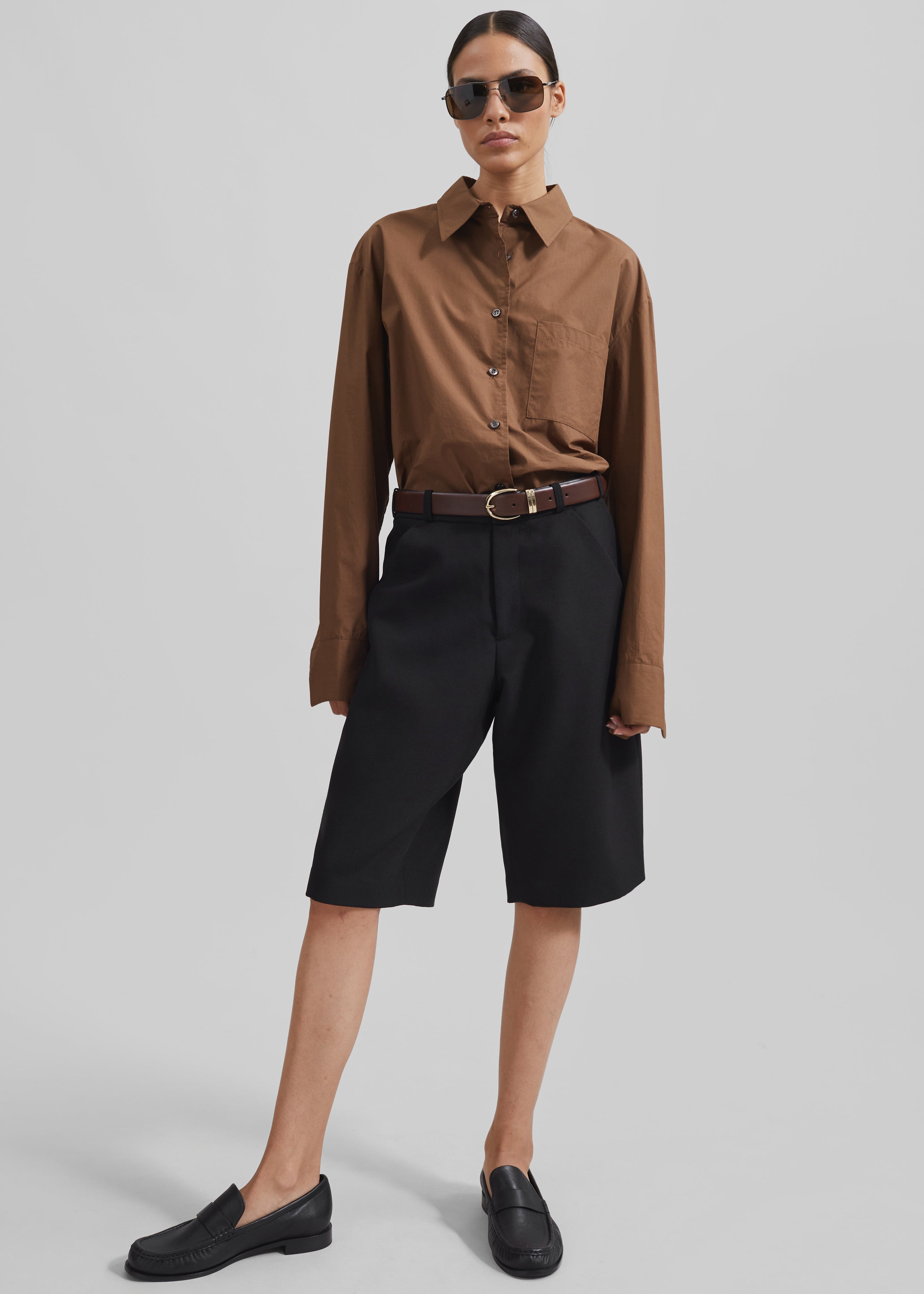 Coperni Tailored Bermuda Shorts - Black - 6