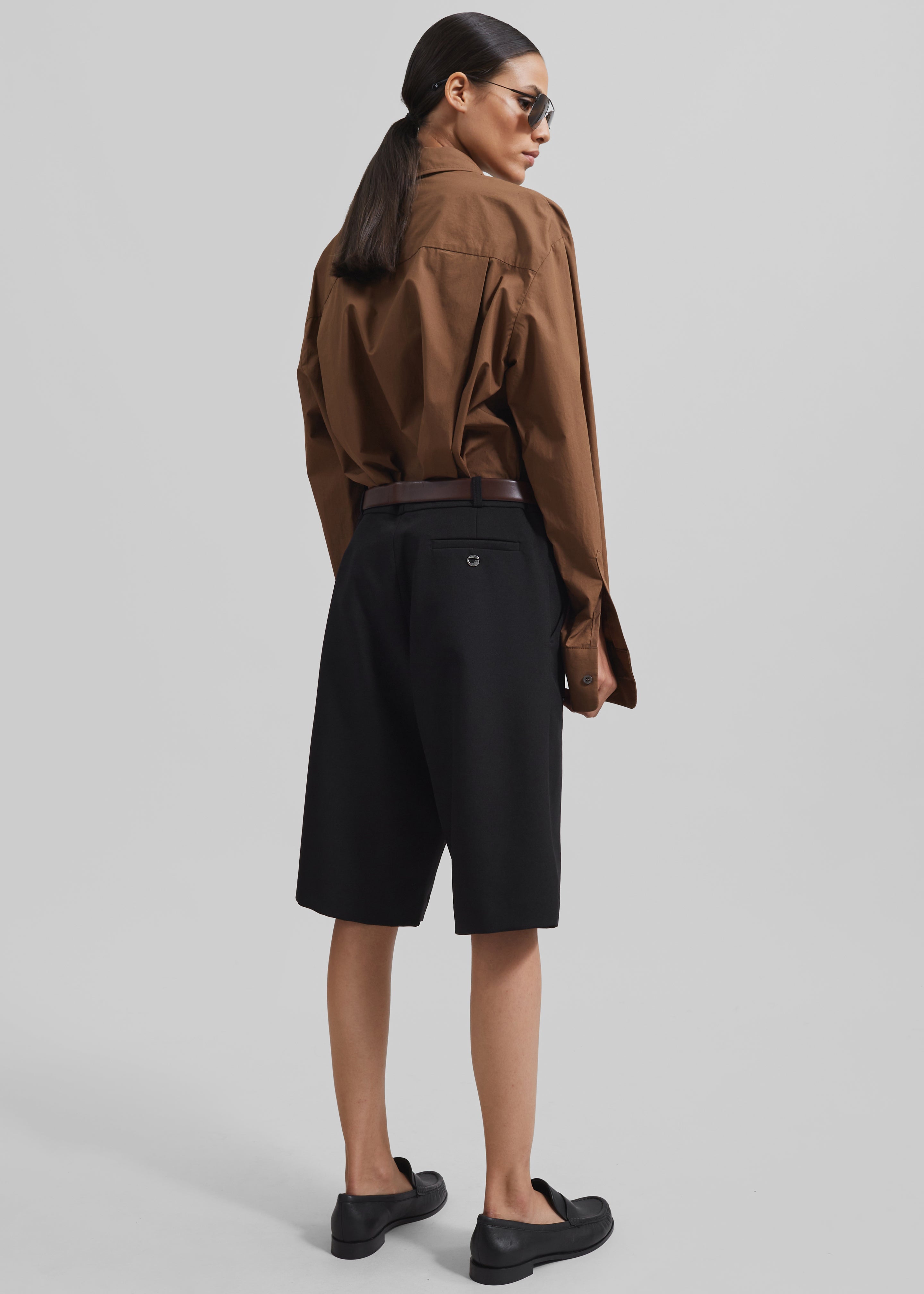 Coperni Tailored Bermuda Shorts - Black - 5