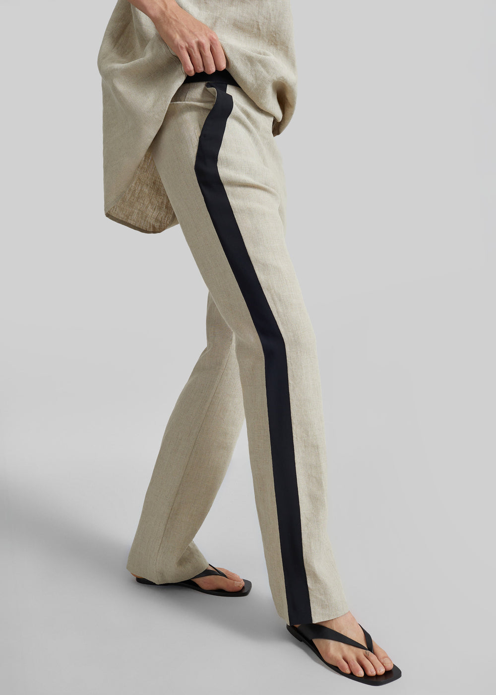 Coperni Taped Tailored Pants - Beige - 1