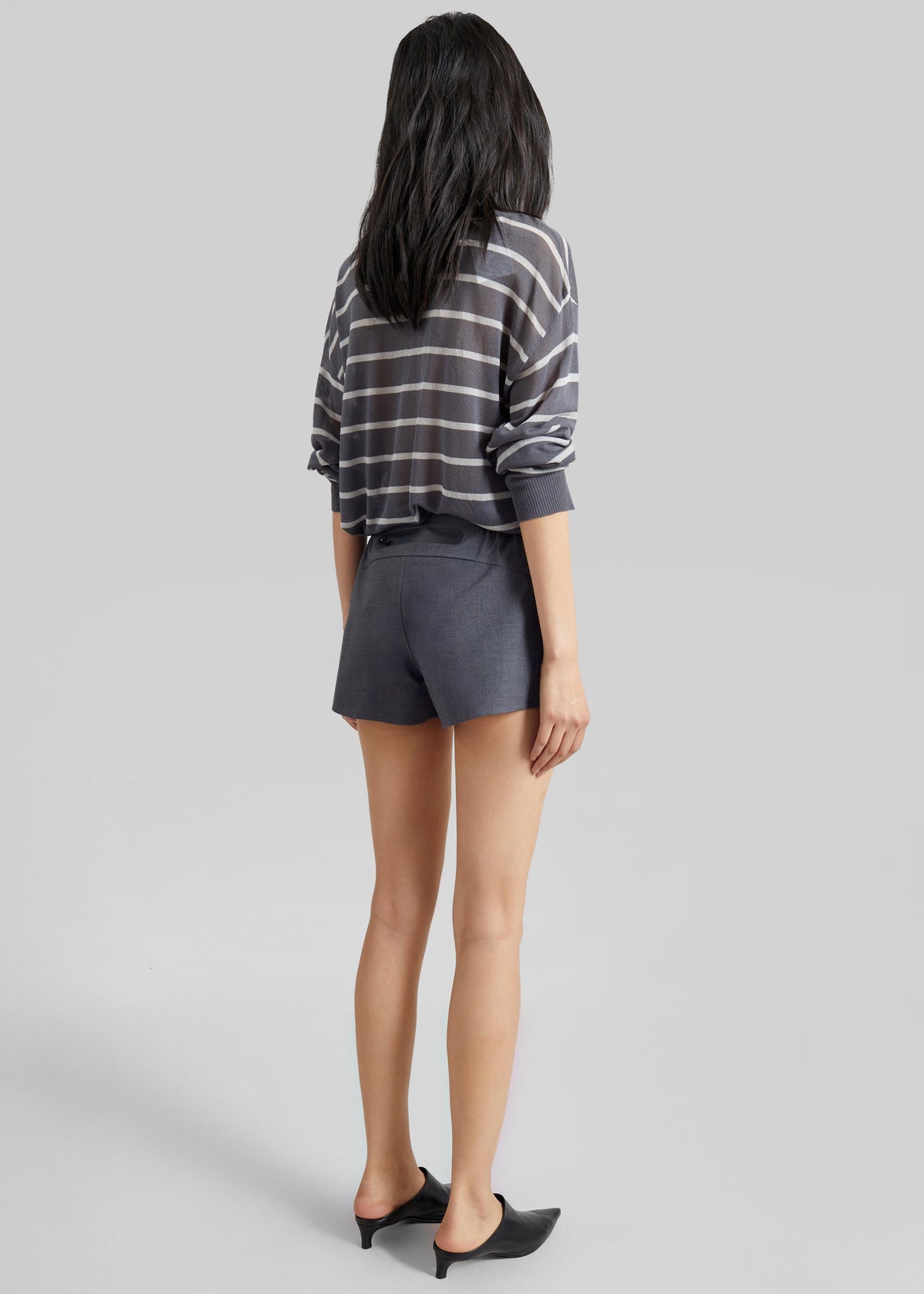 Coperni Technical Tailored Shorts - Grey - 9