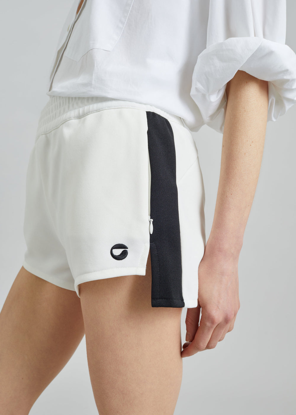 Coperni Track Shorts - White - 1