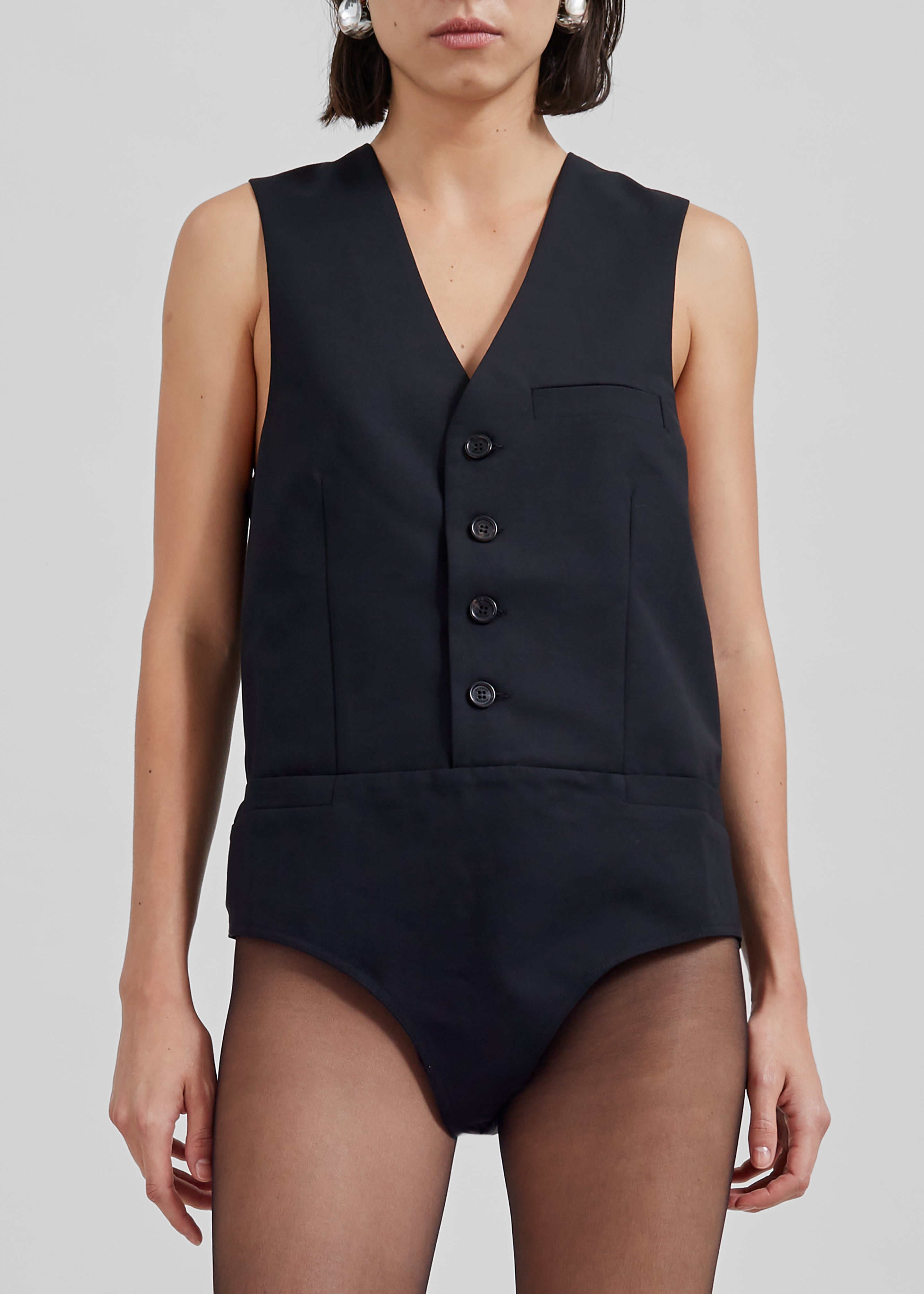 Coperni Bodysuit - Black - 7