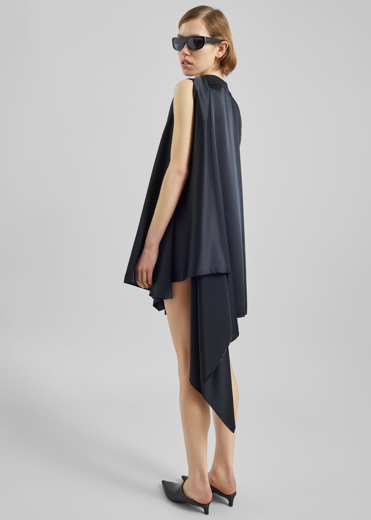 Coperni Zero Waste Draped Dress - Black - 5