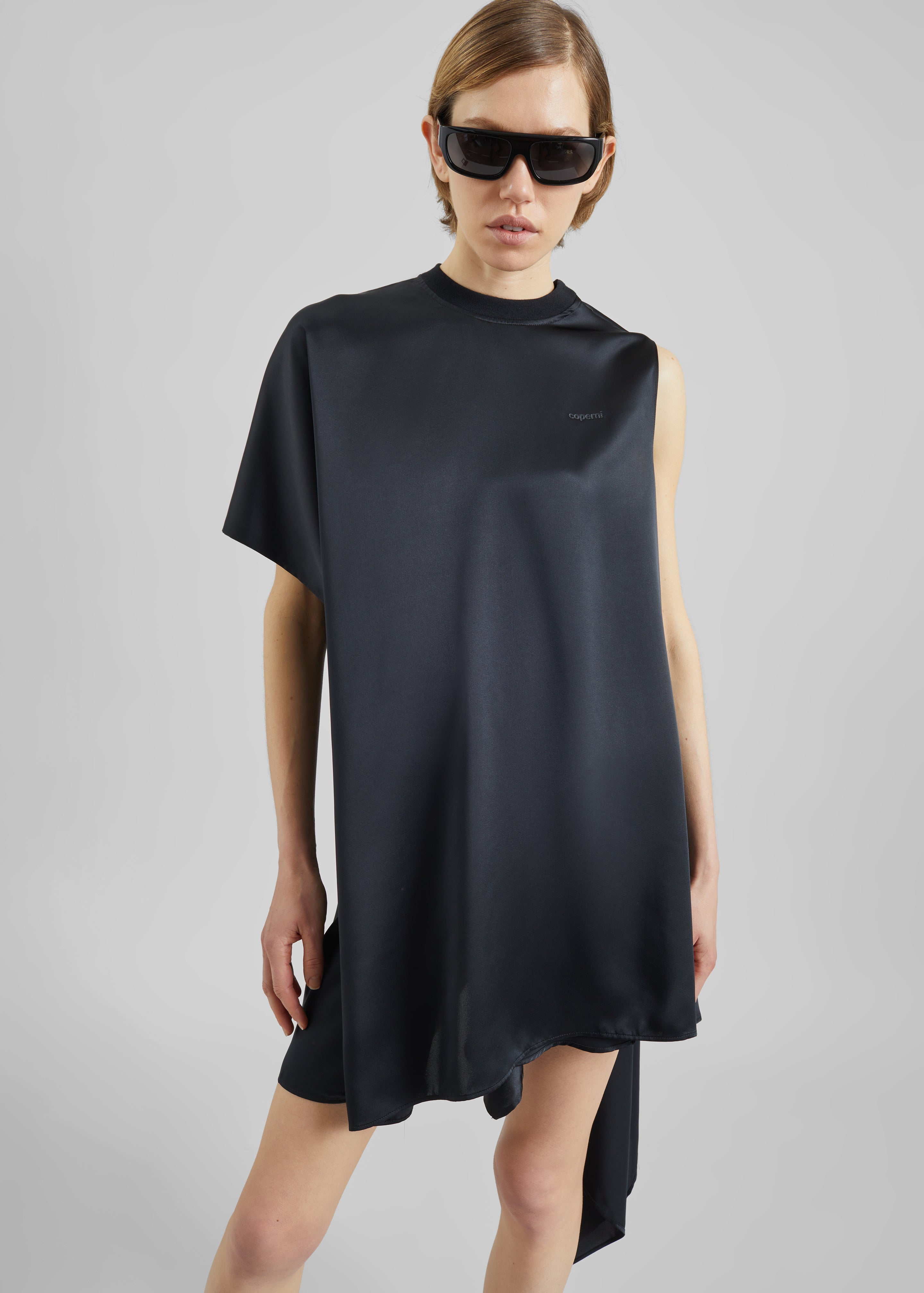 Coperni Zero Waste Draped Dress - Black - 4
