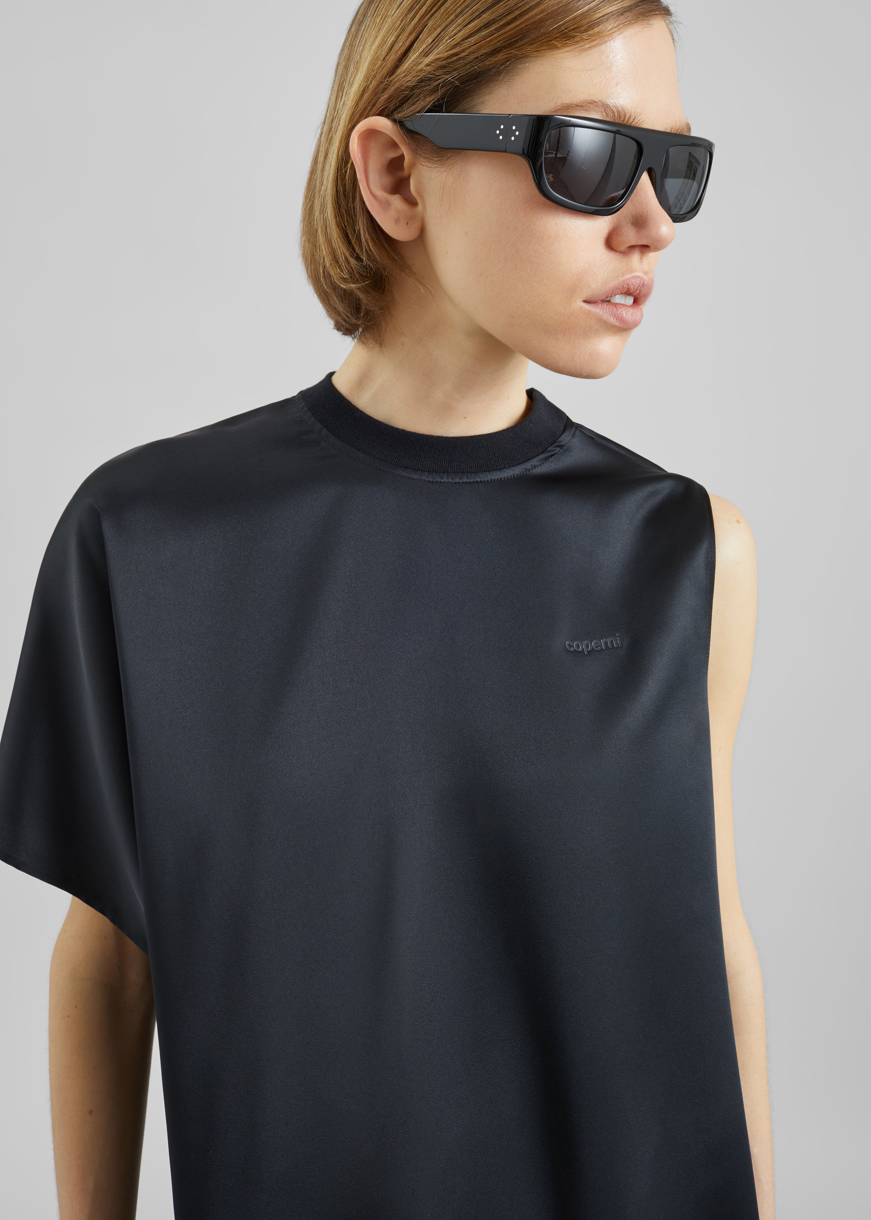 Coperni Zero Waste Draped Dress - Black - 3
