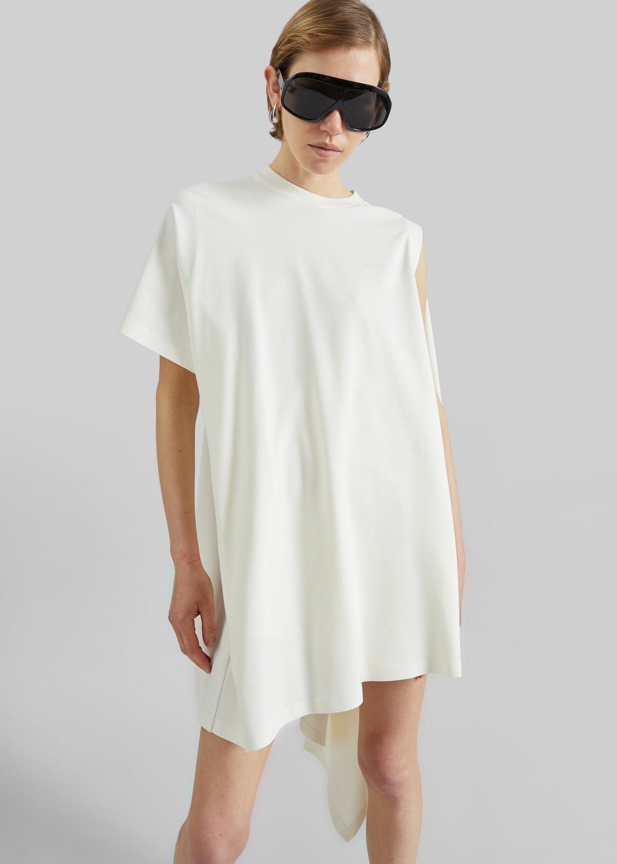 Coperni Zero Waste Draped Mini Dress - White - 3