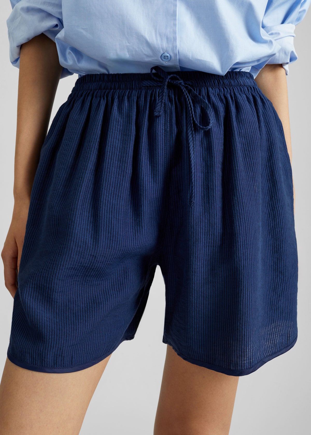 Coria Boxer Shorts - Navy Stripe - 4