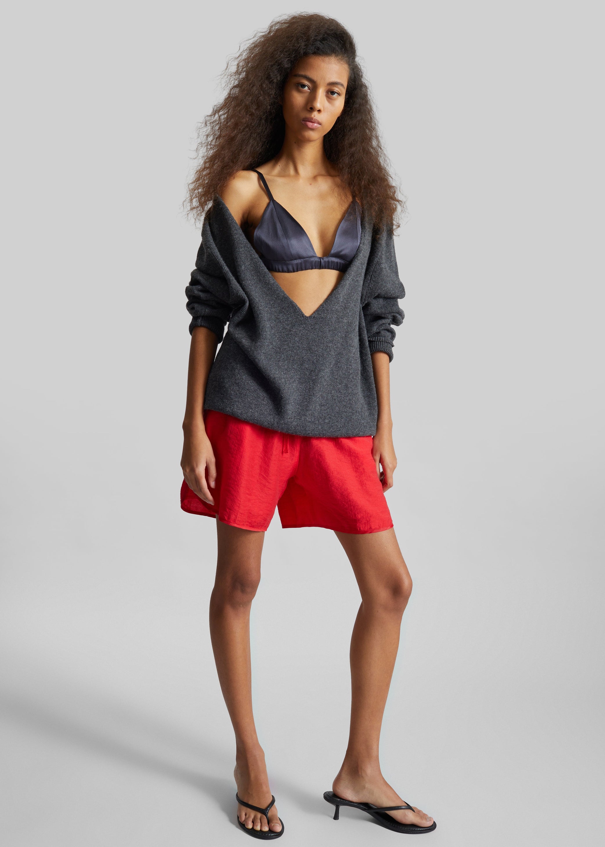 Shop the look image for Coria Boxer Shorts - Red Stripe