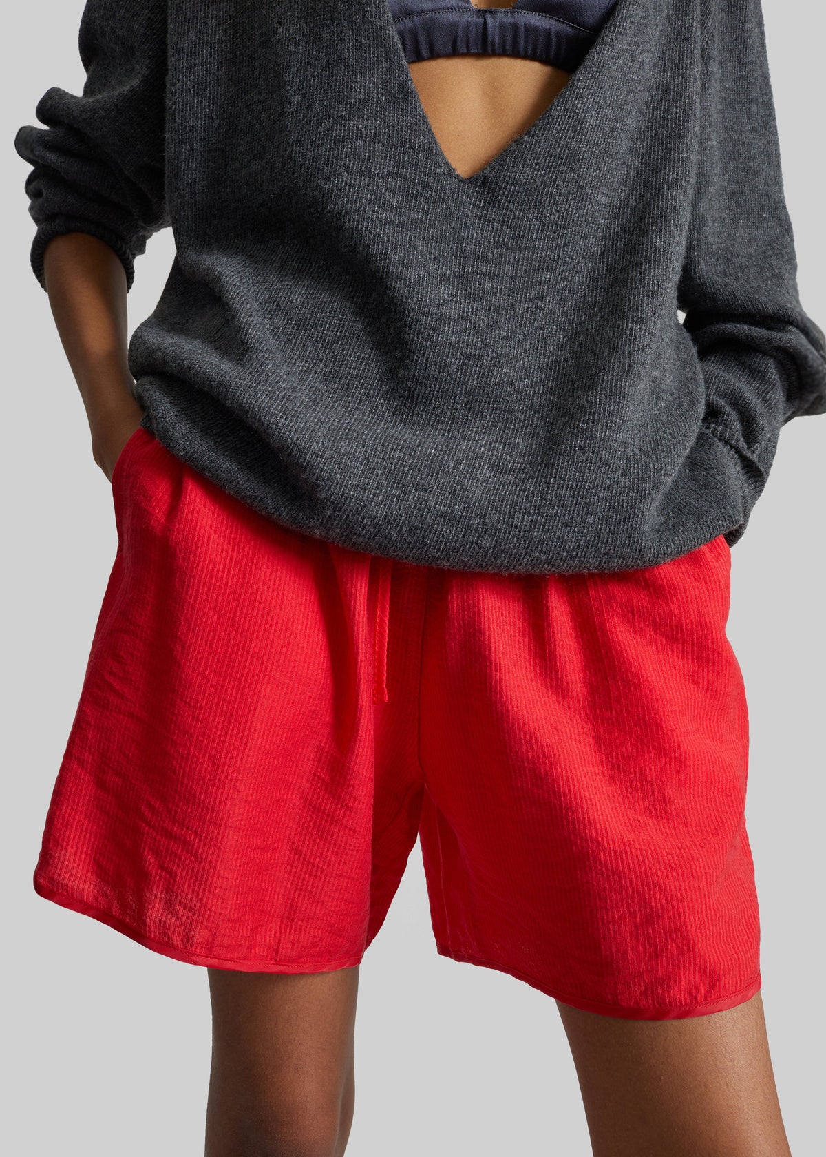 Coria Boxer Shorts - Red Stripe - 3