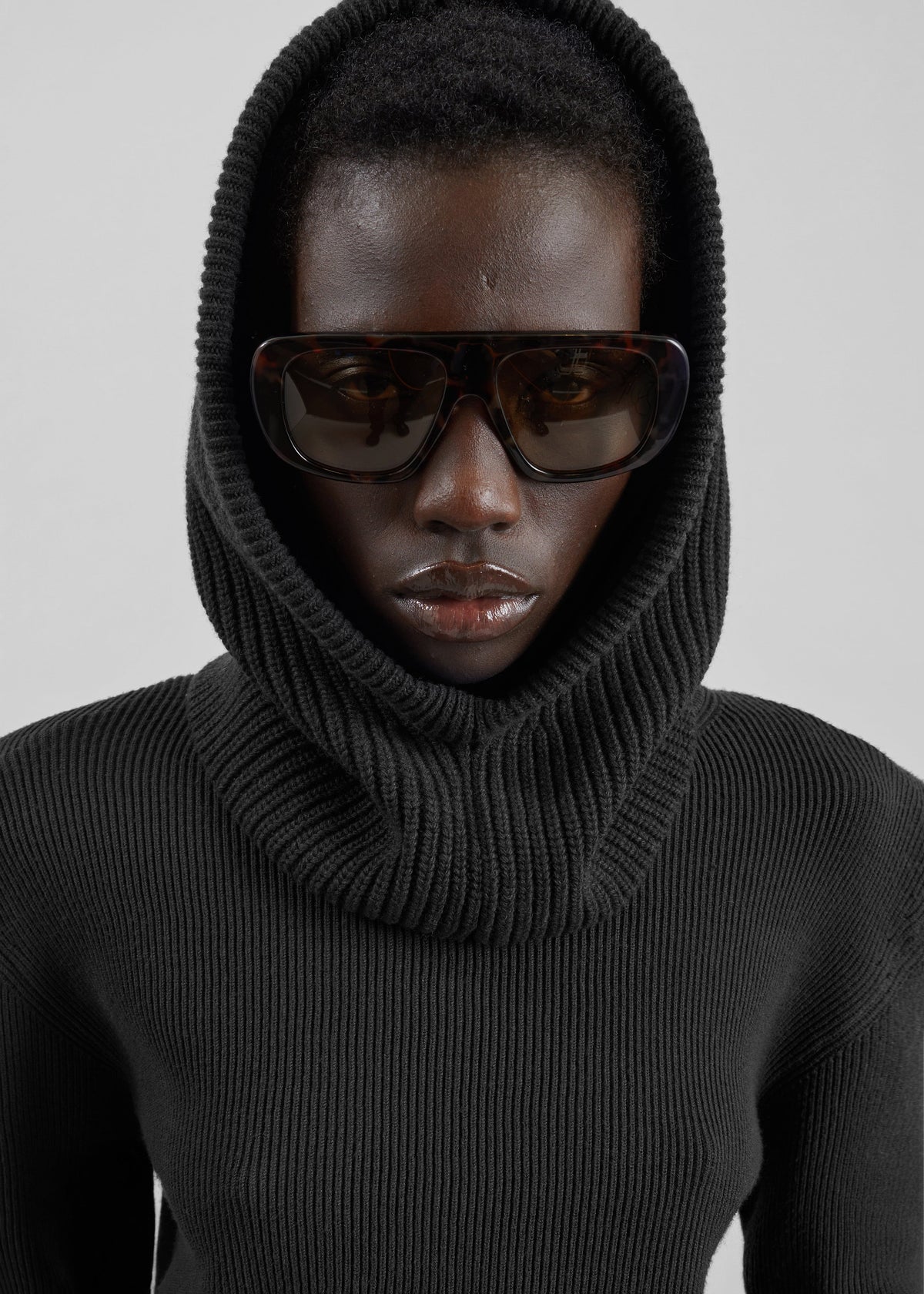 Corin Knit Snood - Black