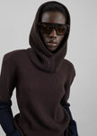 Corin Knit Snood - Brown