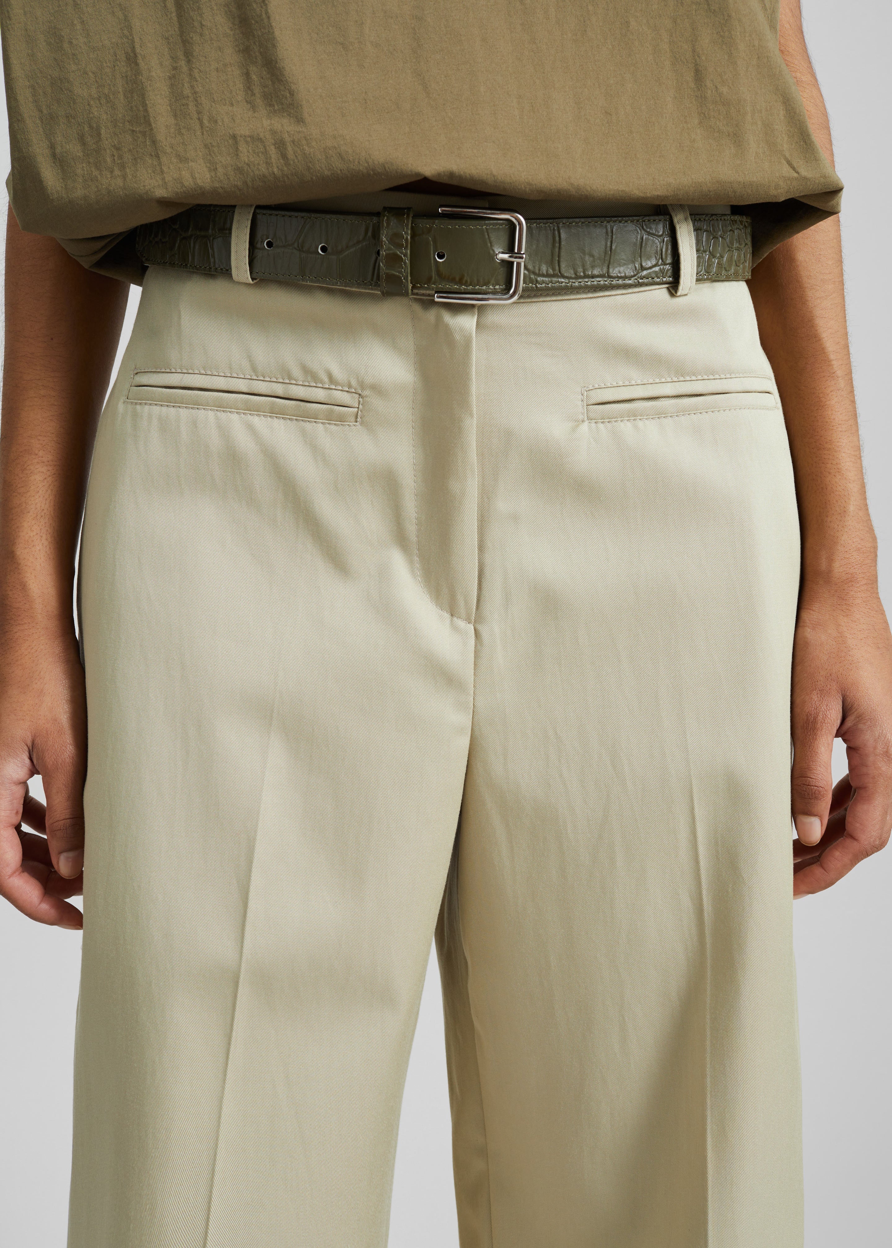 Corris Straight Cuff Trousers - Beige - 4