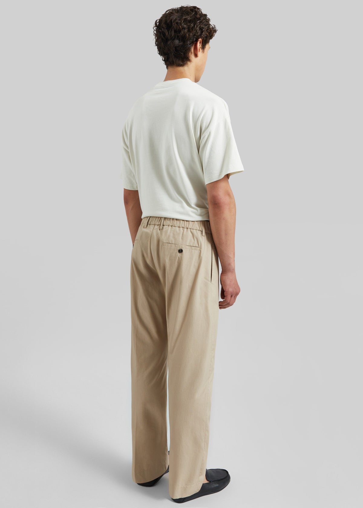 Covert Elastic Waist Trousers - Beige - 6