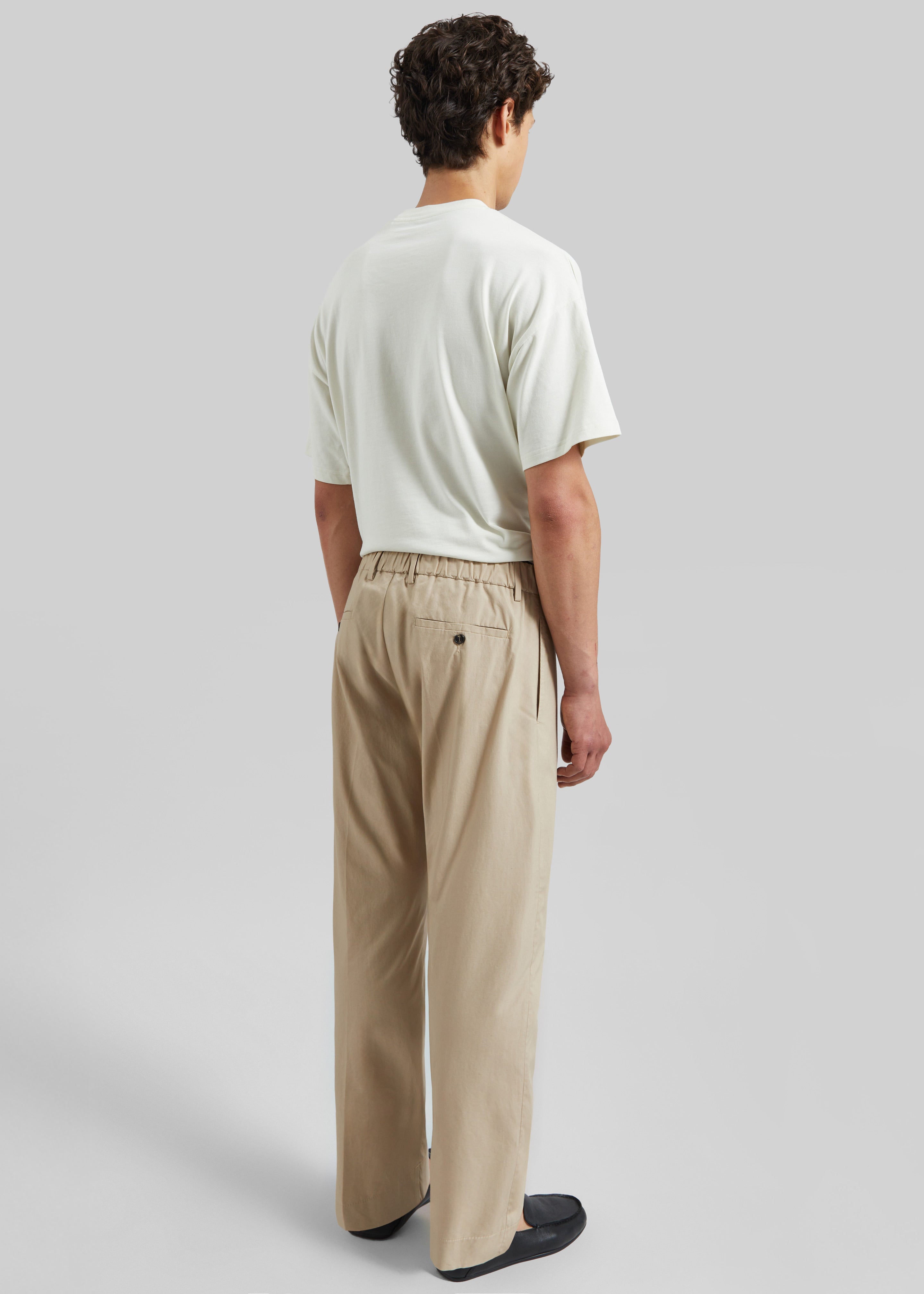 Covert Elastic Waist Trousers - Beige - 6
