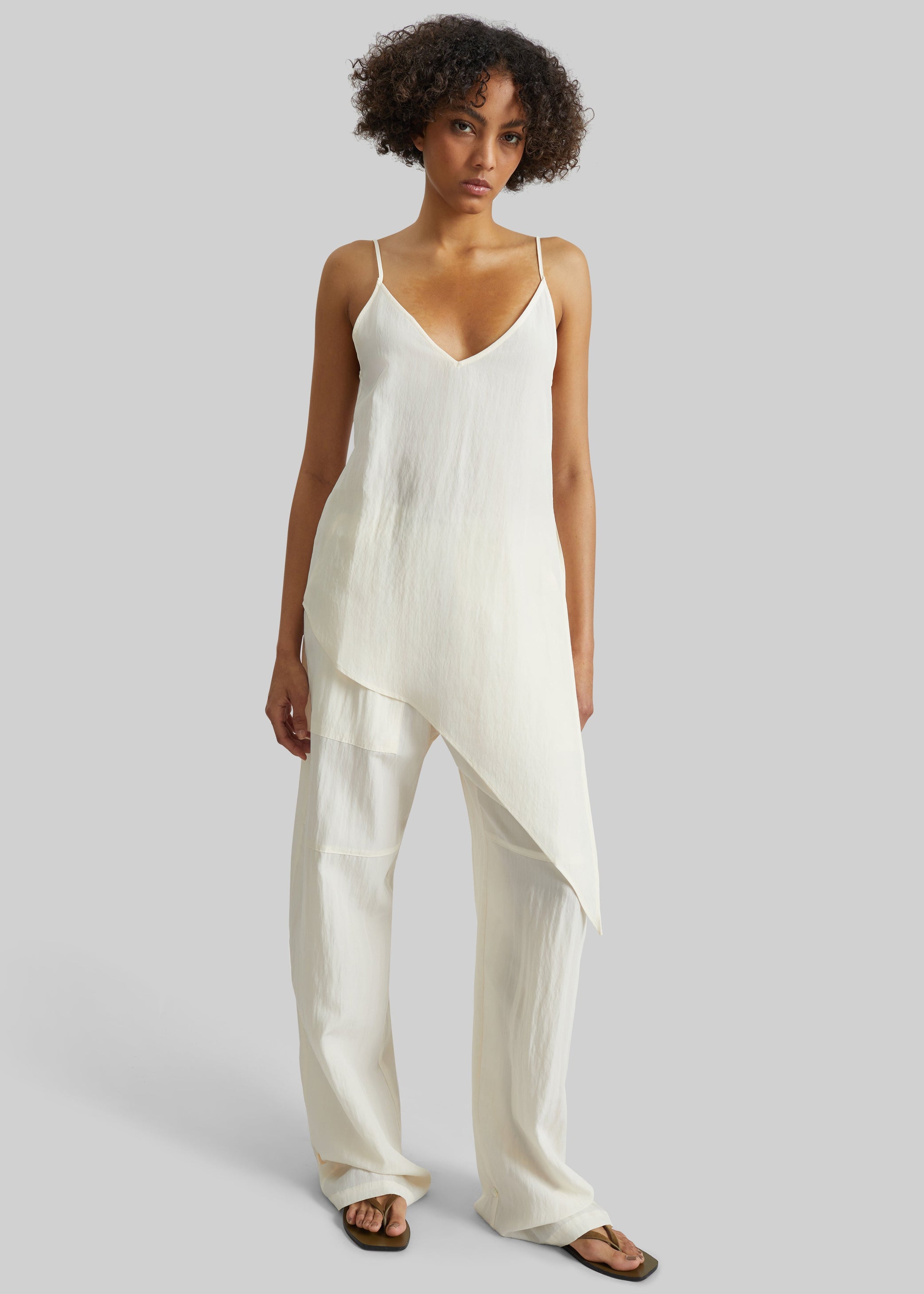 Shop the look image for Covert Knotted Top - Cream