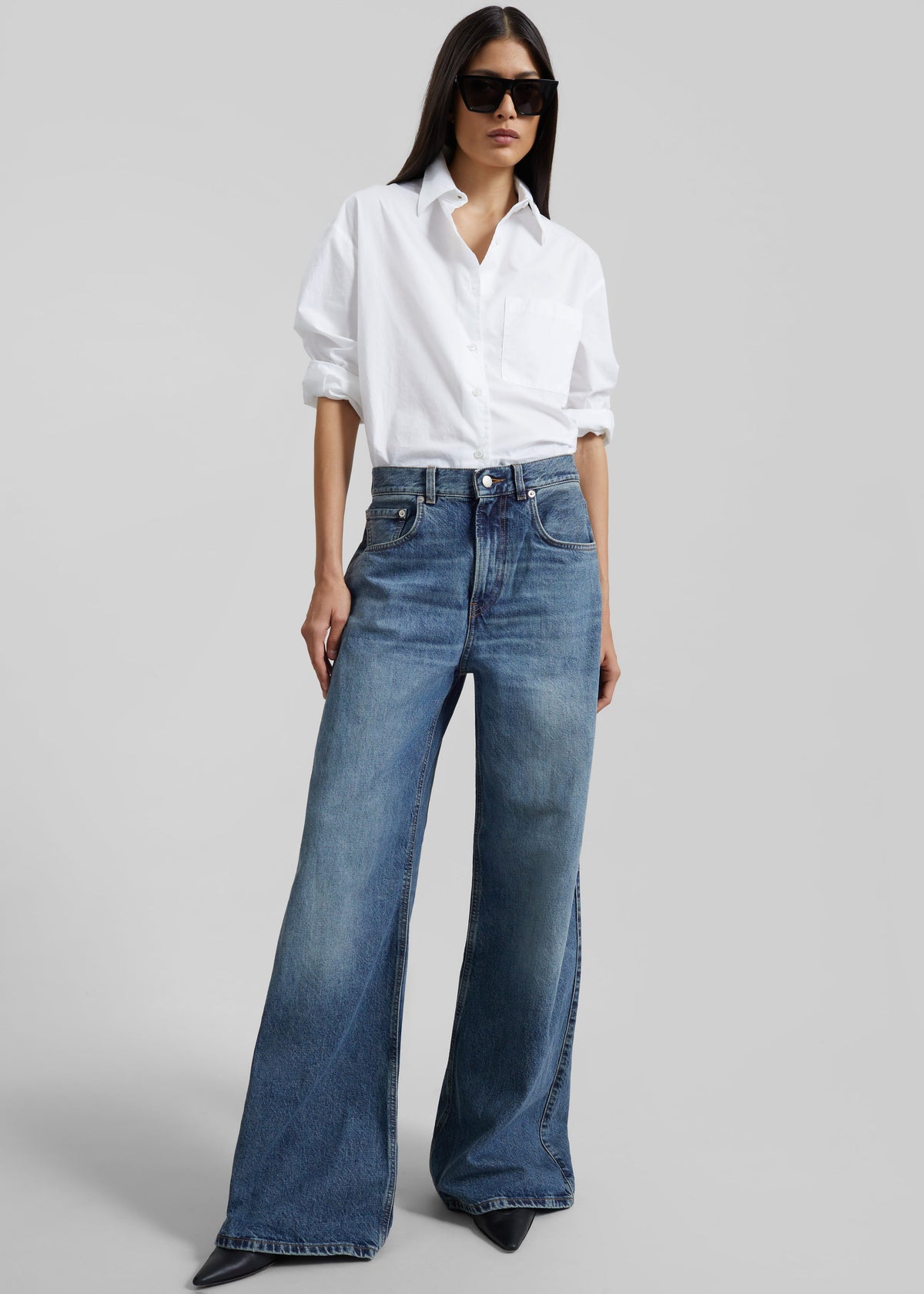 Covert Oversize Fit Jeans - Blue - 5