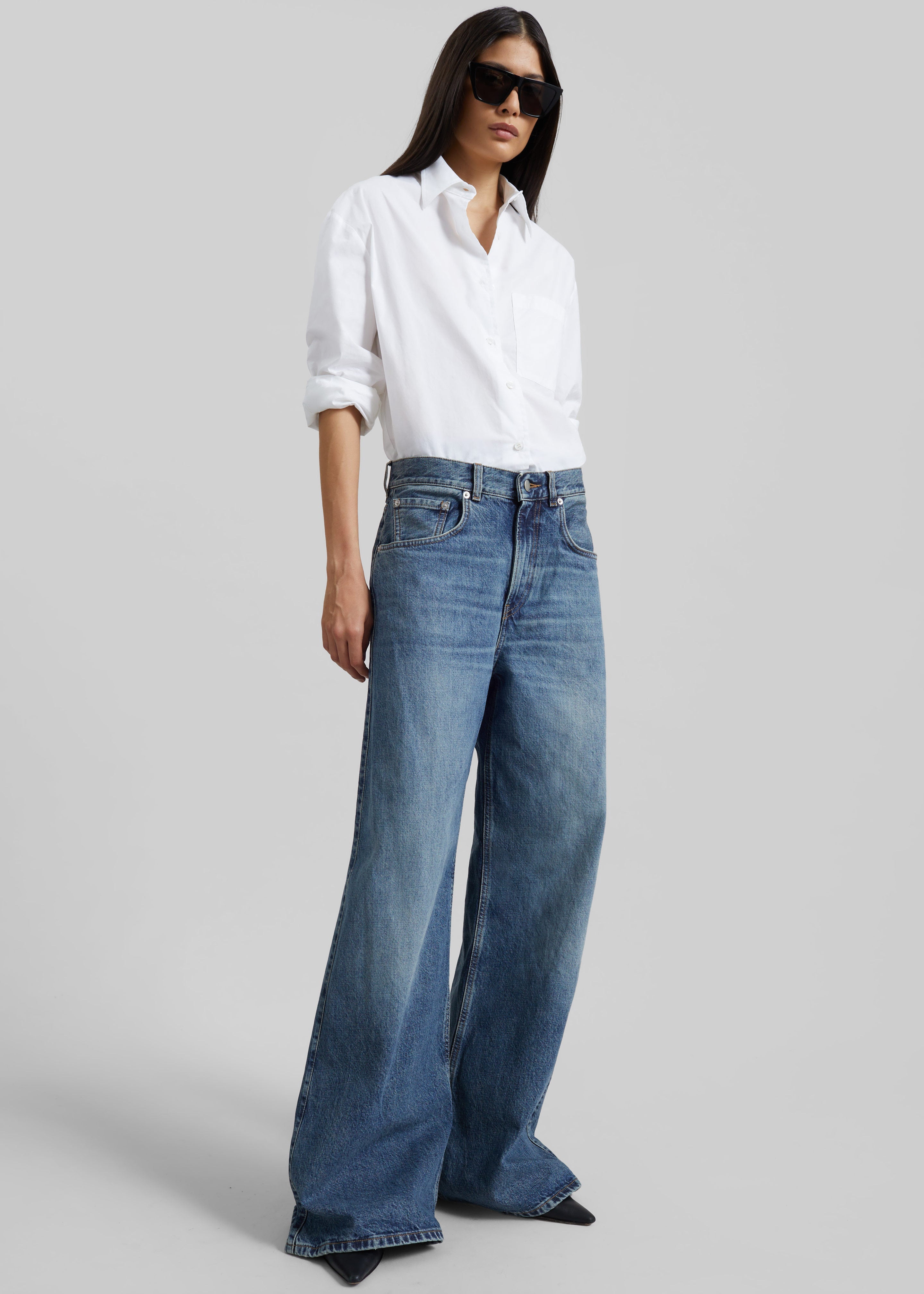 Covert Oversize Fit Jeans - Blue - 1