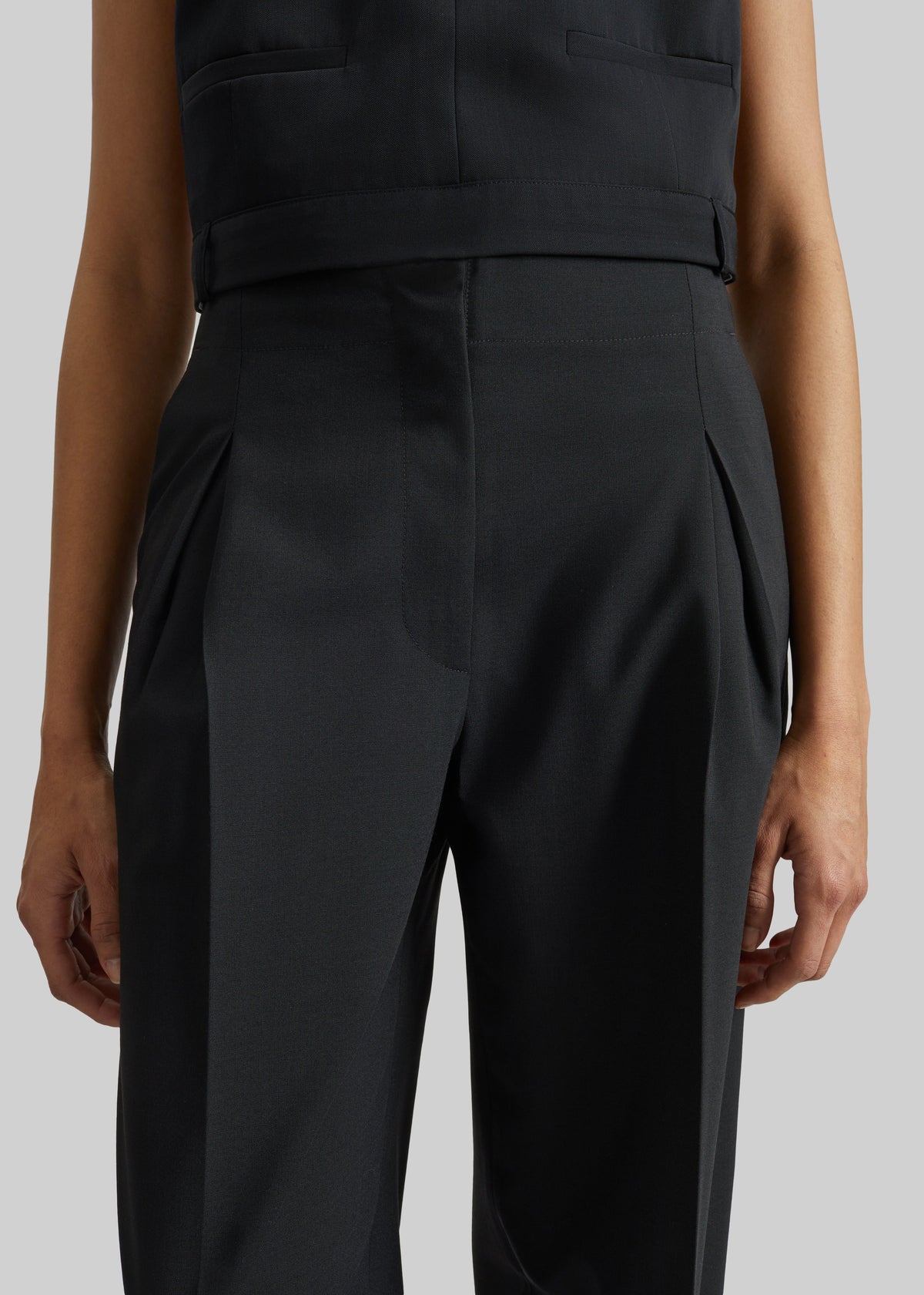 Covert Pleated Pants - Black - 4
