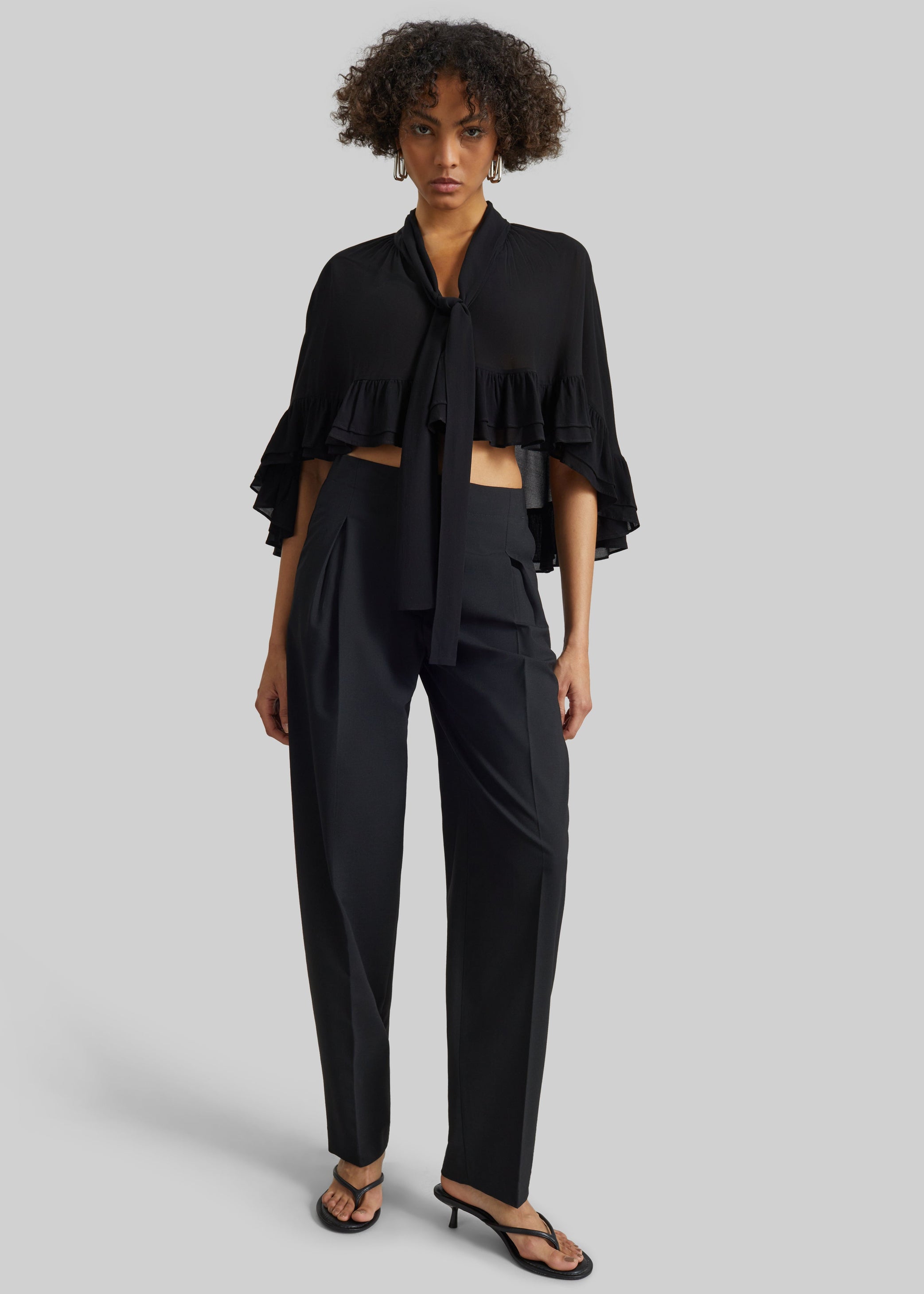 Shop the look image for Covert Pleated Pants - Black