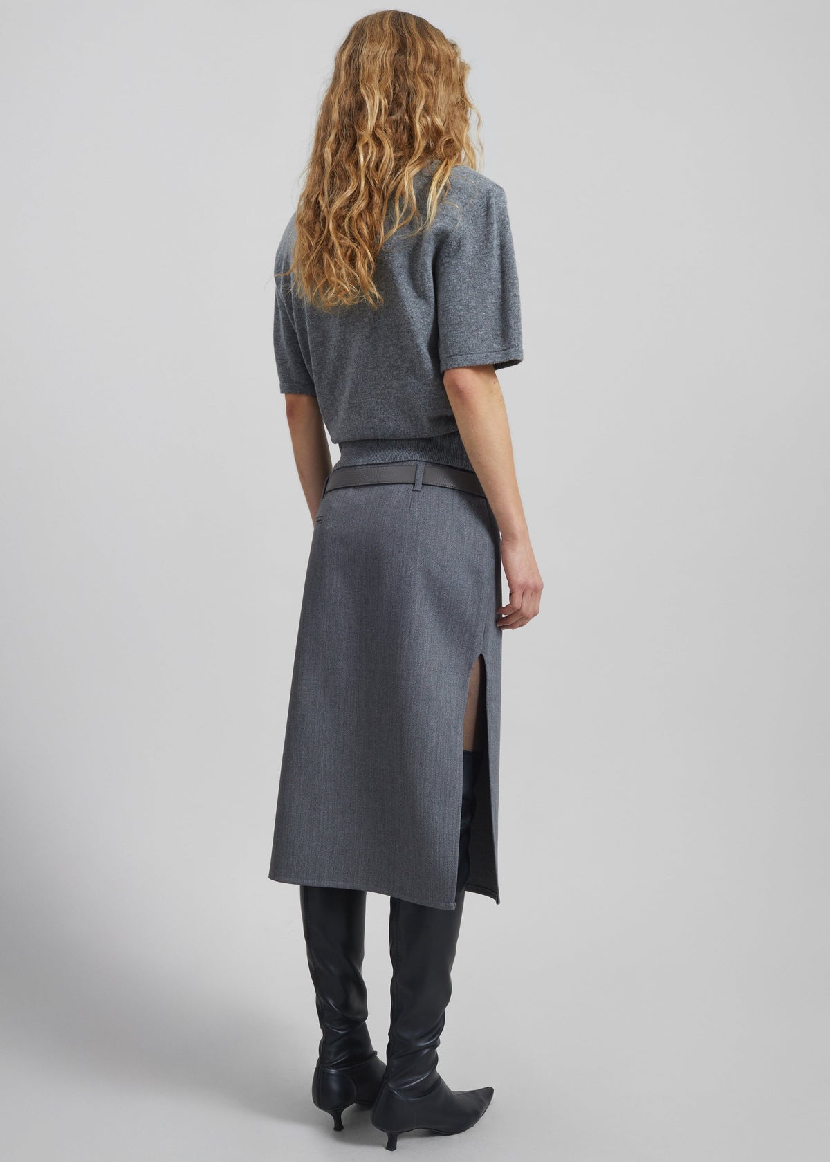 Covert Tube Skirt - Grey - 7