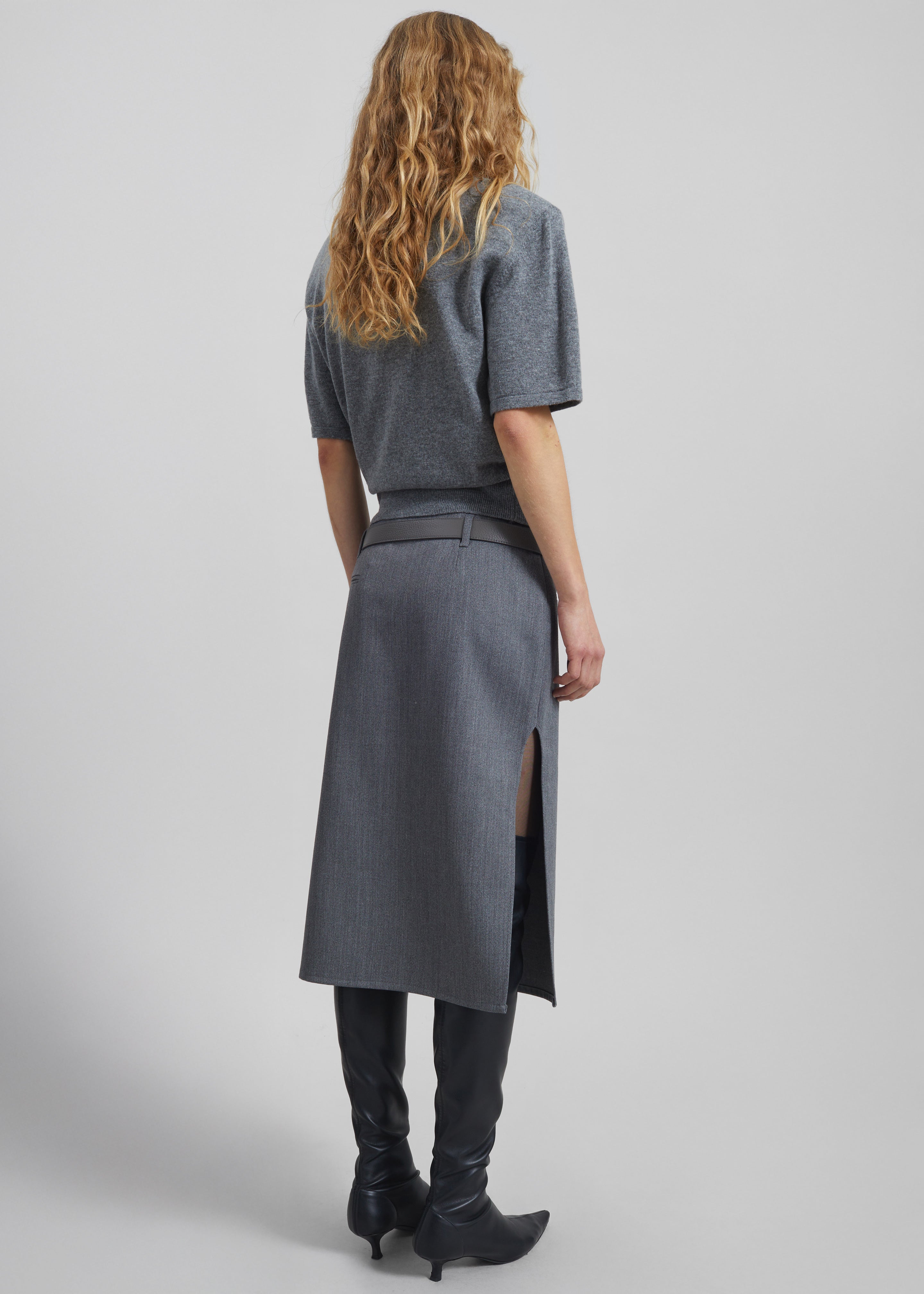 Covert Tube Skirt - Grey - 7