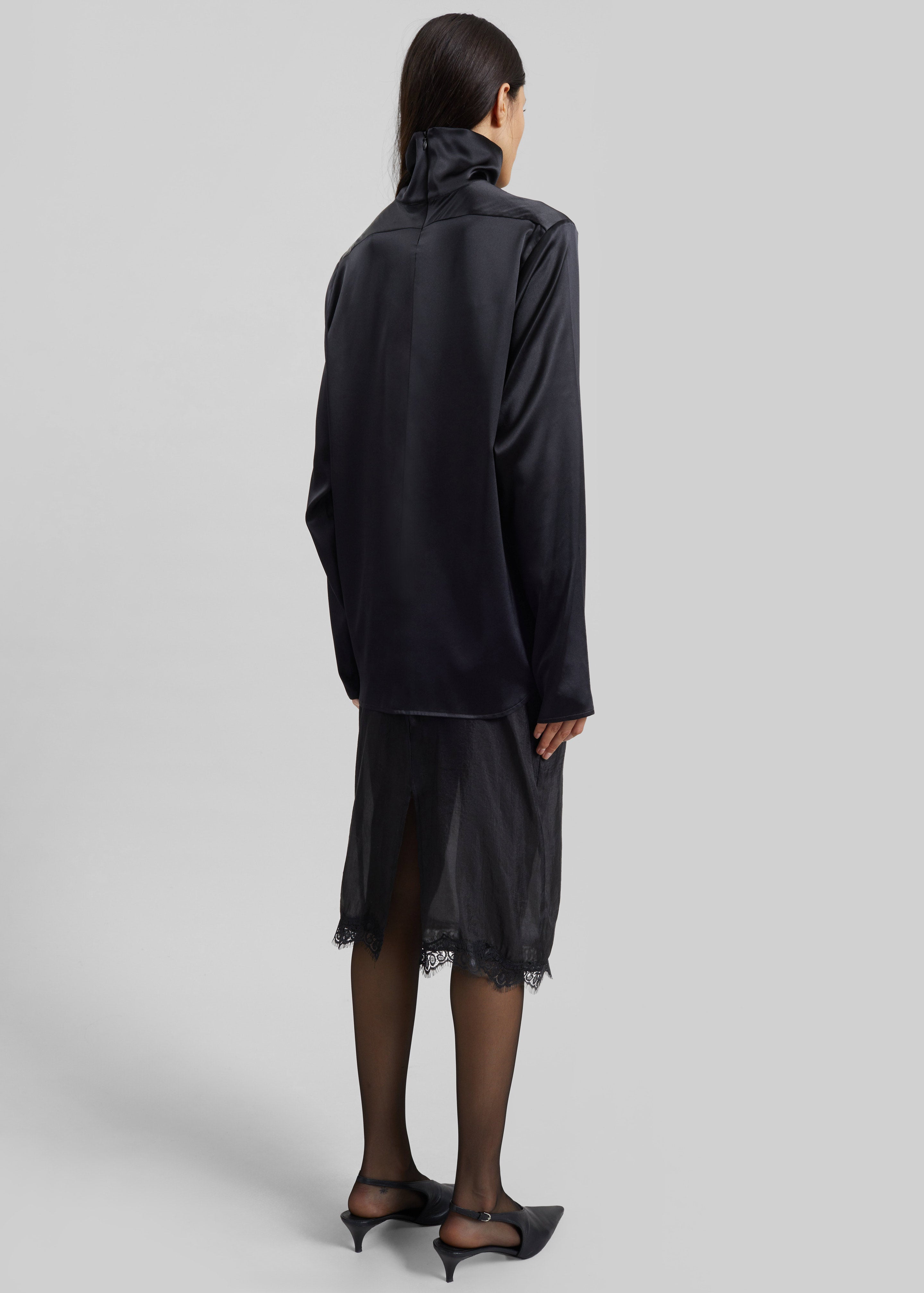 Covert Turtleneck Shirt - Black - 5