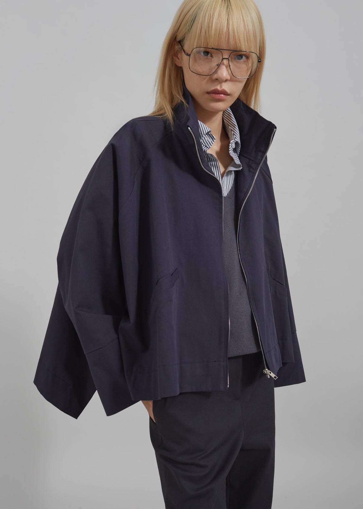 Covey Light Jacket - Navy - 1