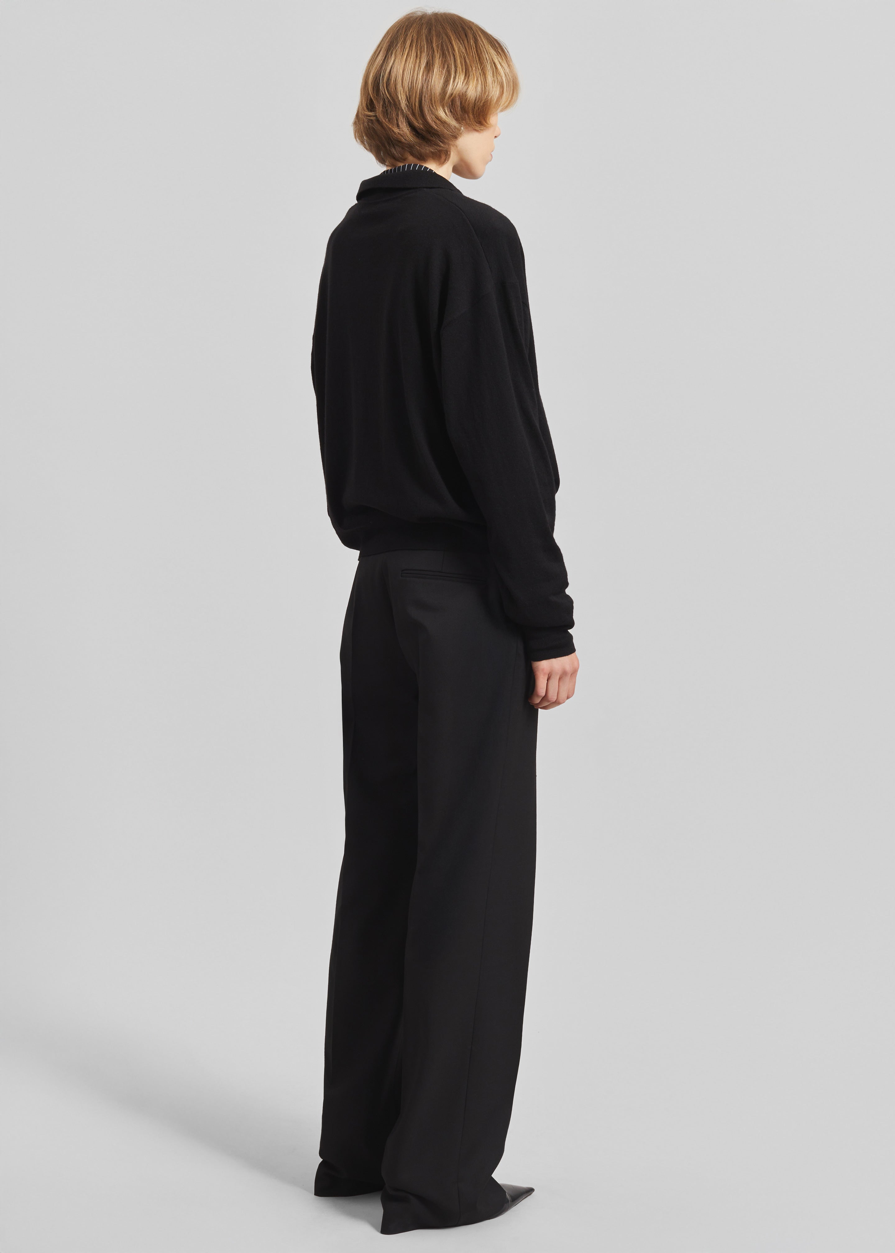 Croydon Padded Knit Polo - Black - 5