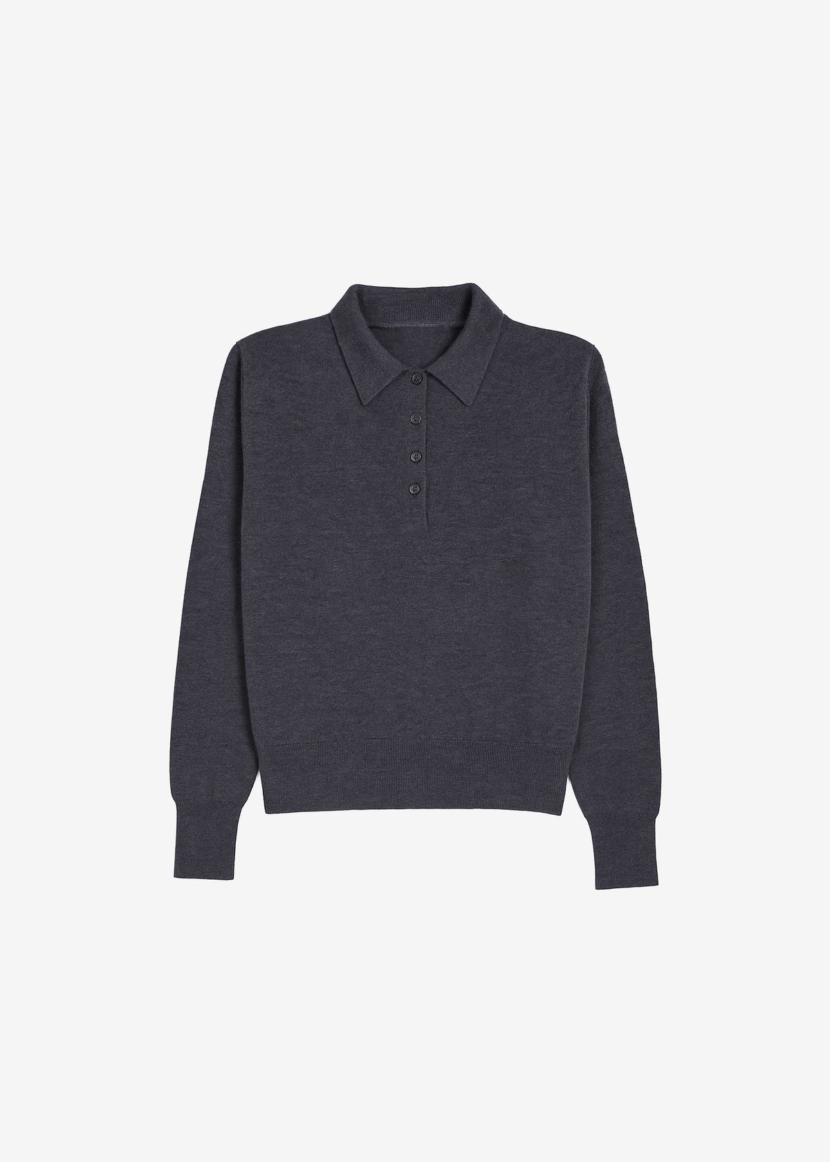 Croydon Padded Knit Polo - Grey - 16