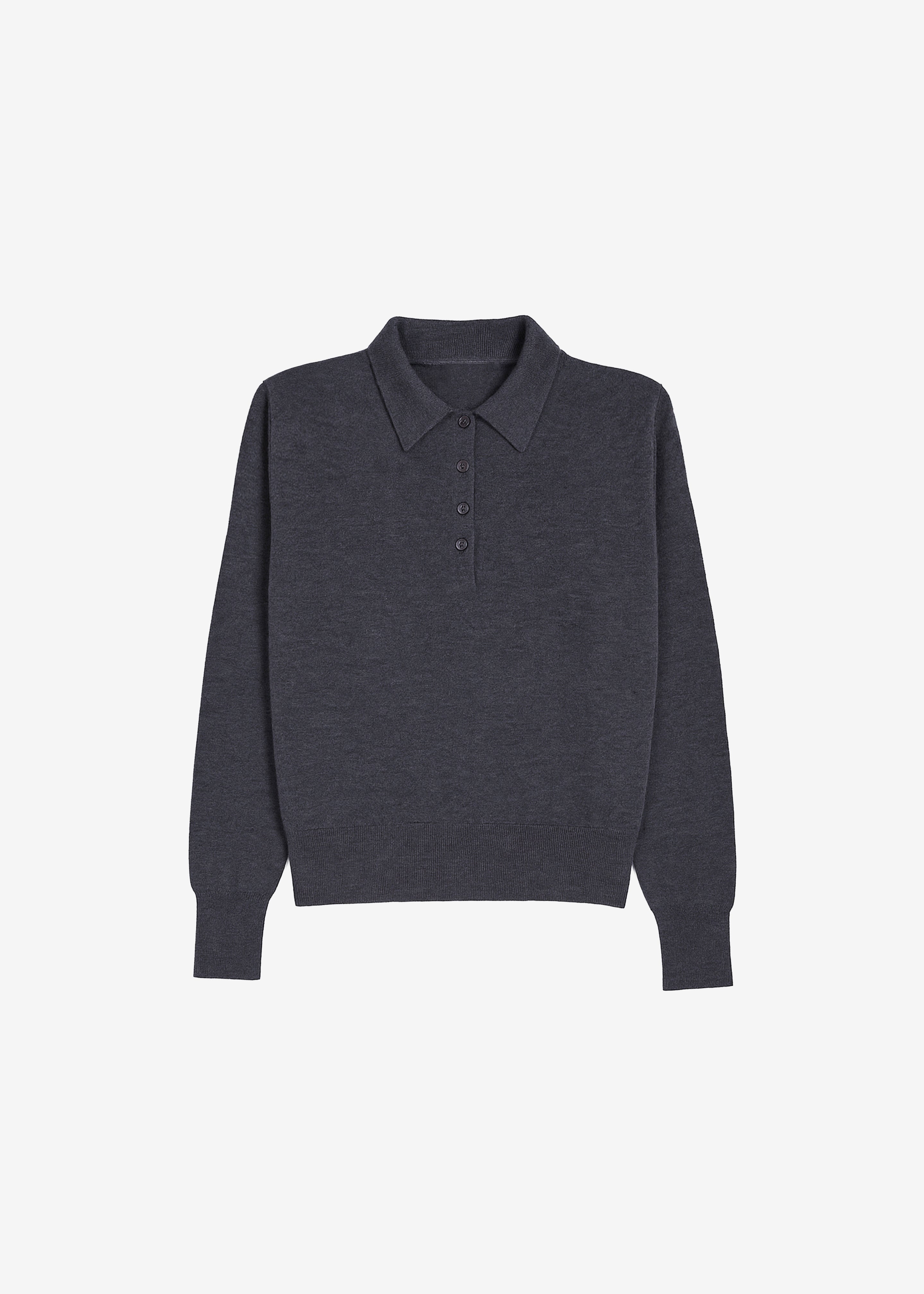 Croydon Padded Knit Polo - Grey - 16