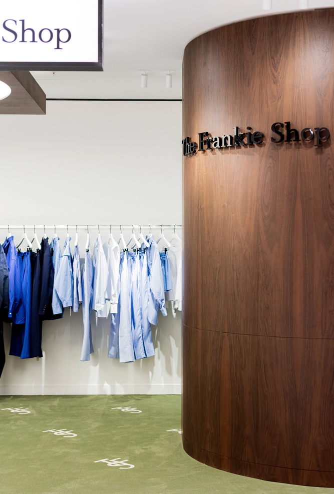 Photograph of the inside of The Frankie Shop at Galleries Lafayette captured by Chris Rhodes. 