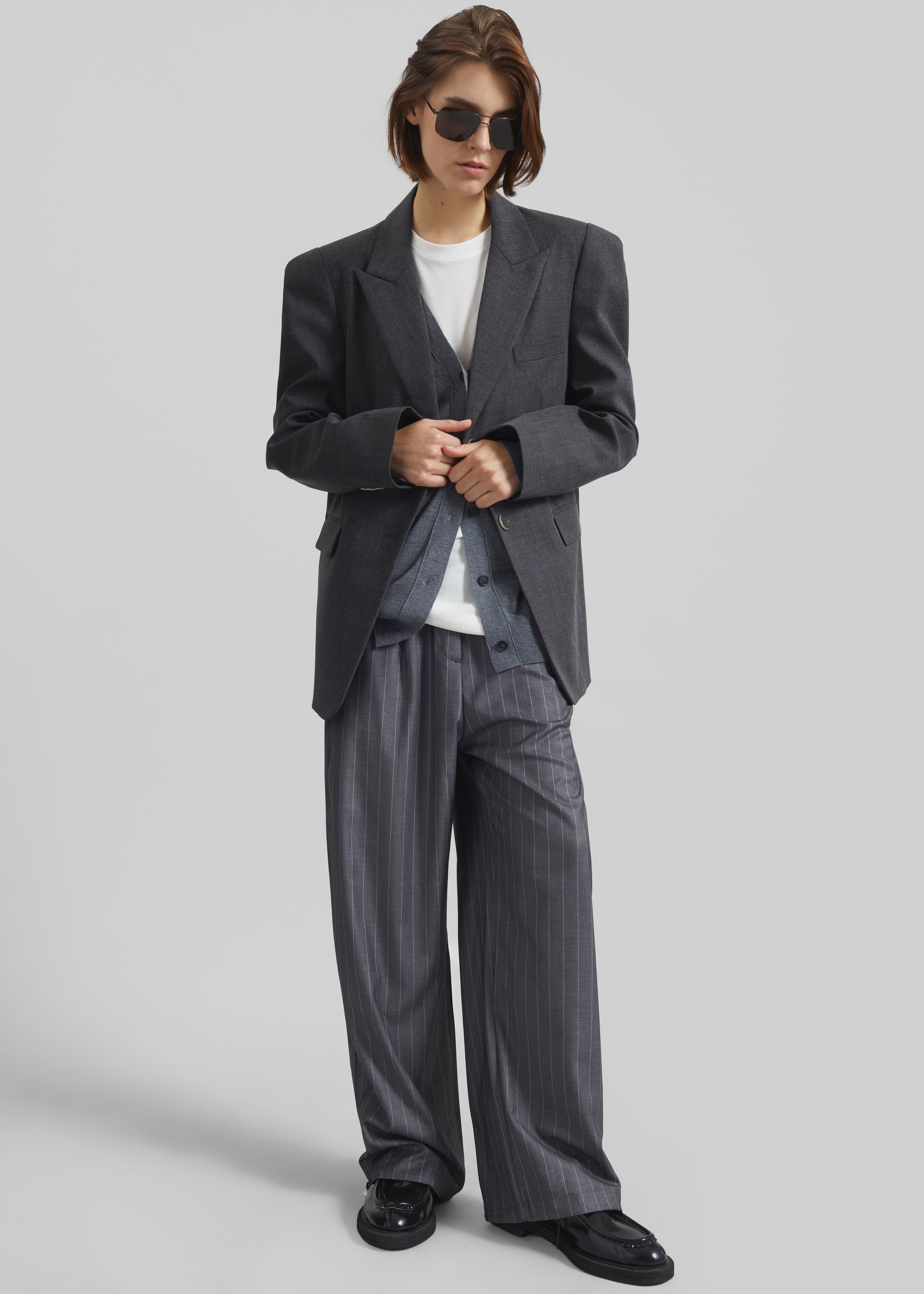 Dalfsen Blazer - Dark Grey Melange - 7