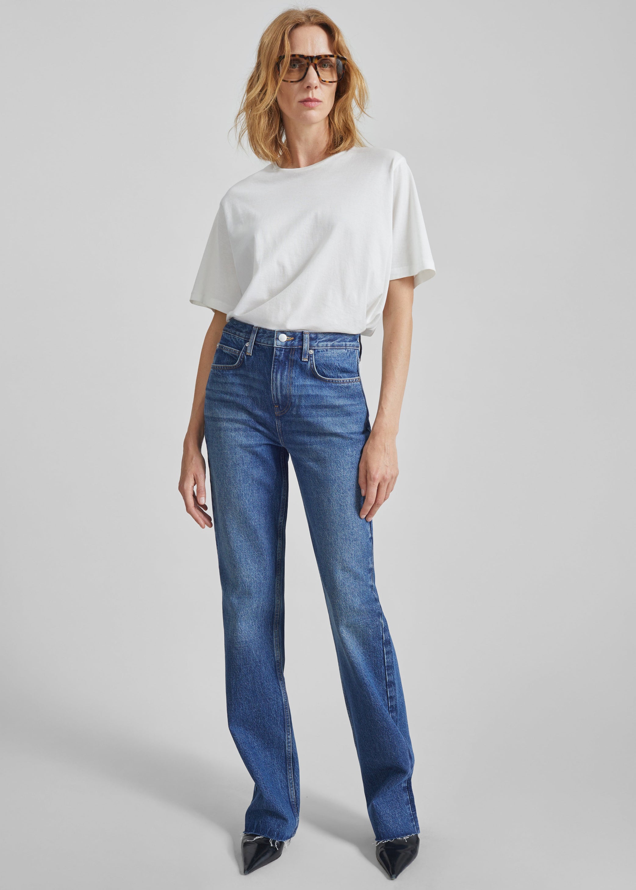 Shop the look image for Dalston Jeans - Blue Wash