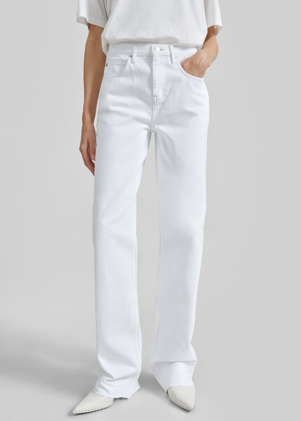 Dalston Jeans - White - 1