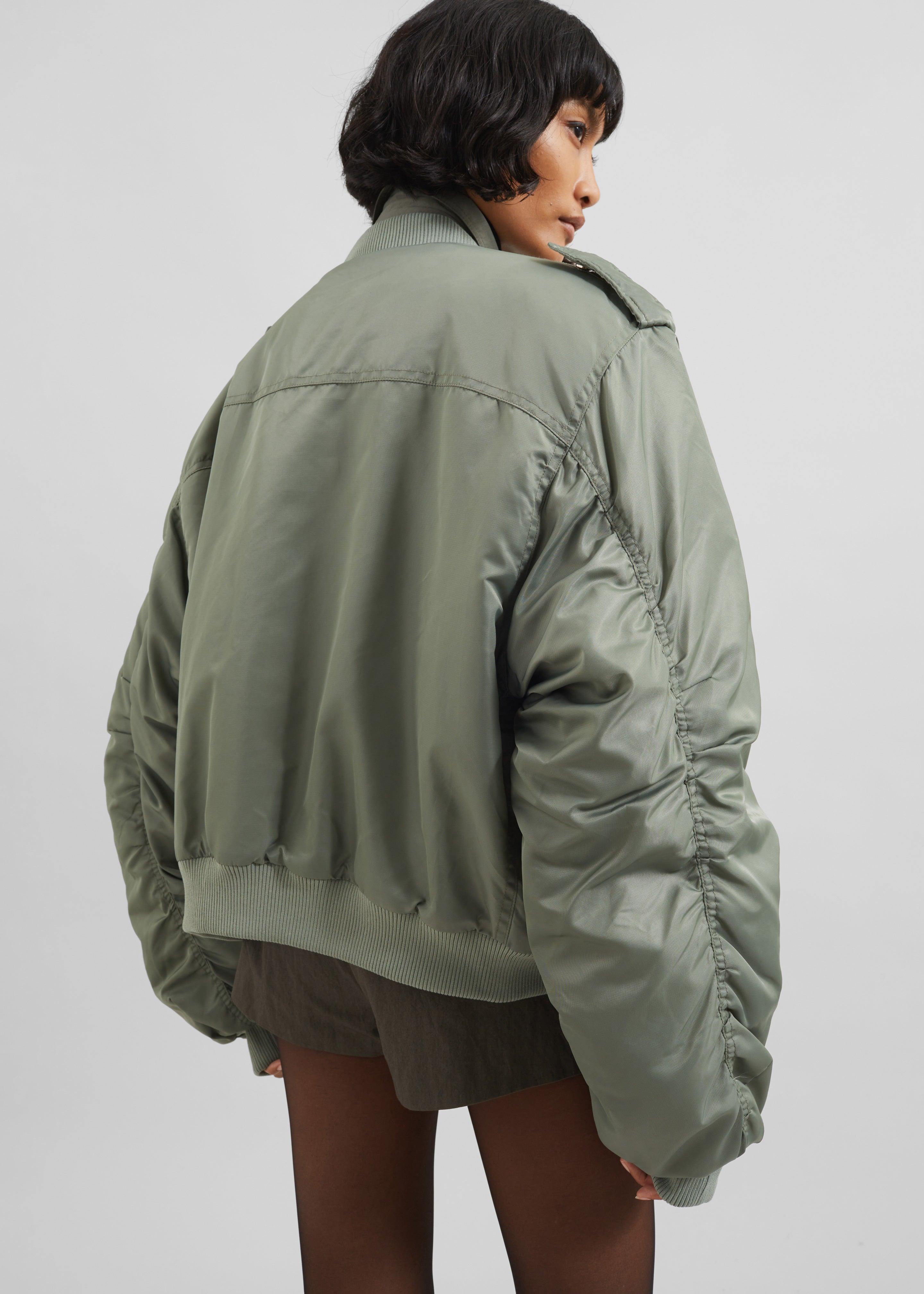 Dalva Bomber Jacket - Sage - 6