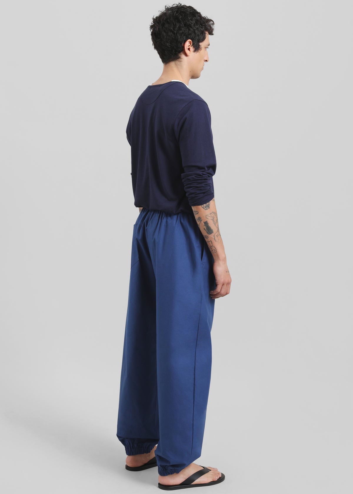 Darien Cotton Joggers - Cobalt - 6