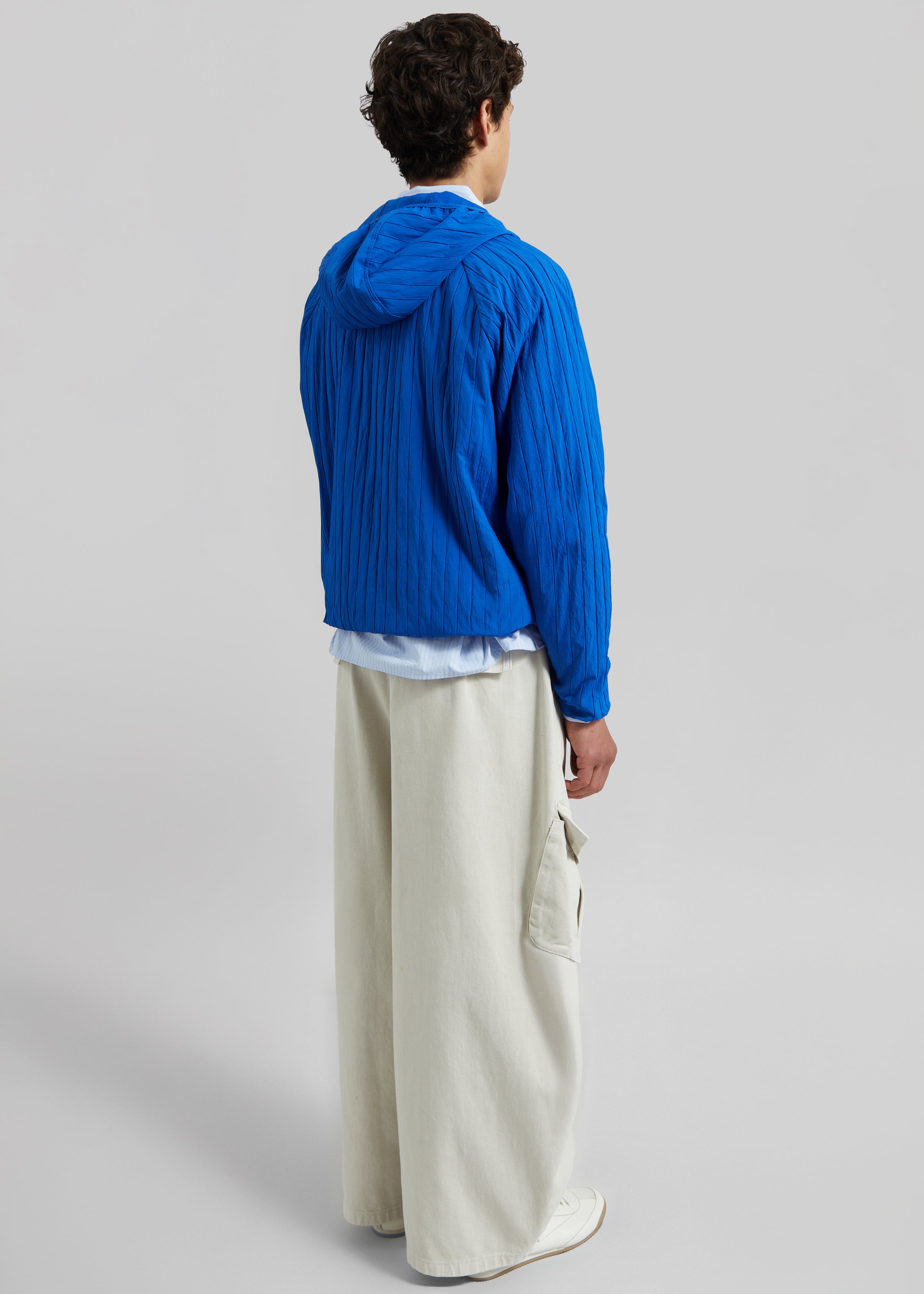 Dario Textured Hoodie - Cobalt - 7