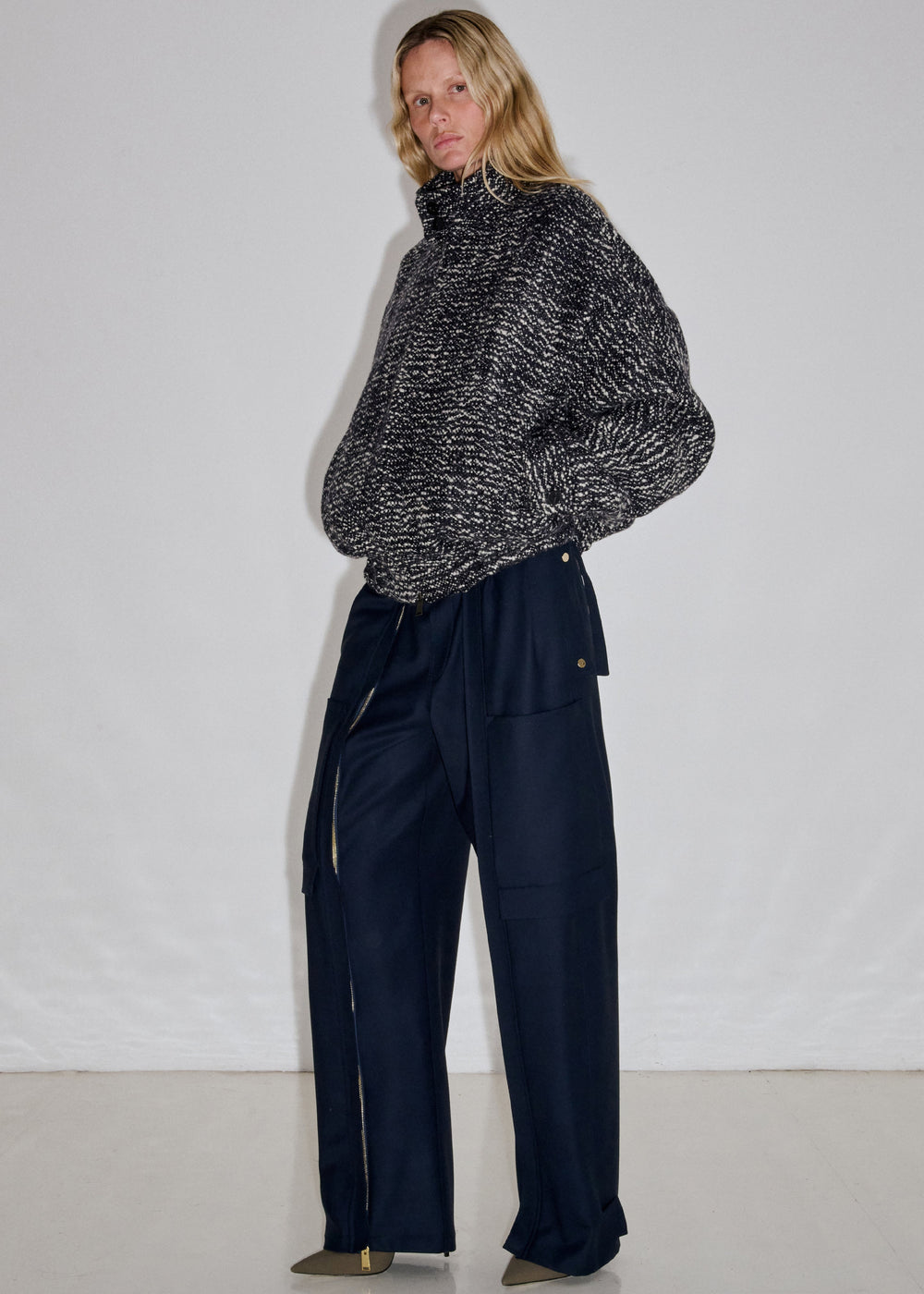 Darkpark pantalon cargo Adriana - Bleu marine
