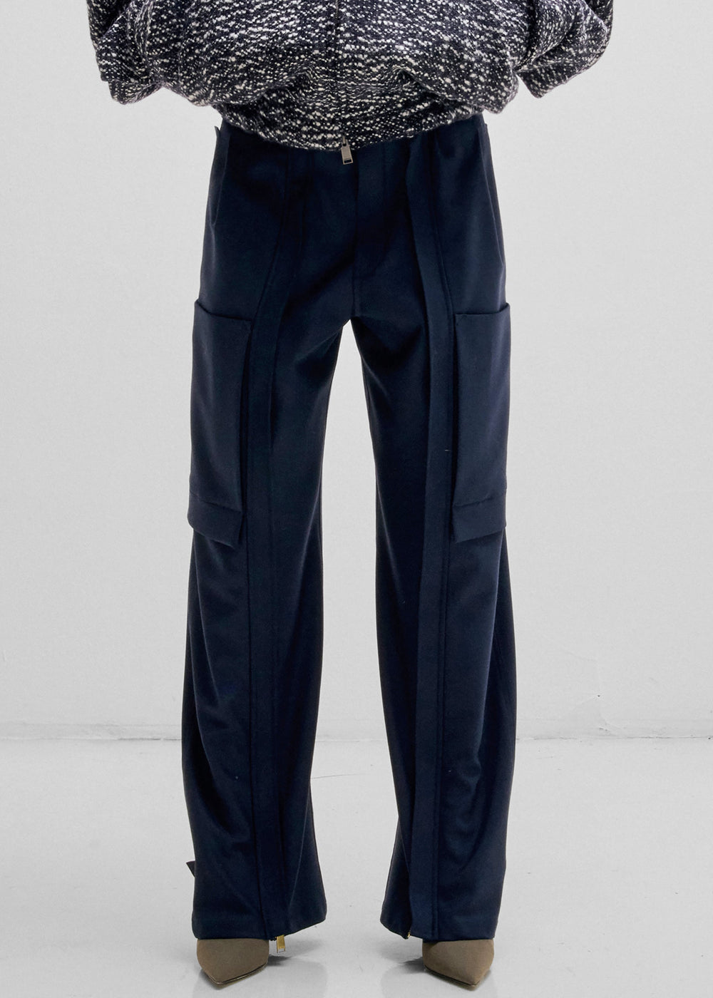 Darkpark pantalon cargo Adriana - Bleu marine - 1