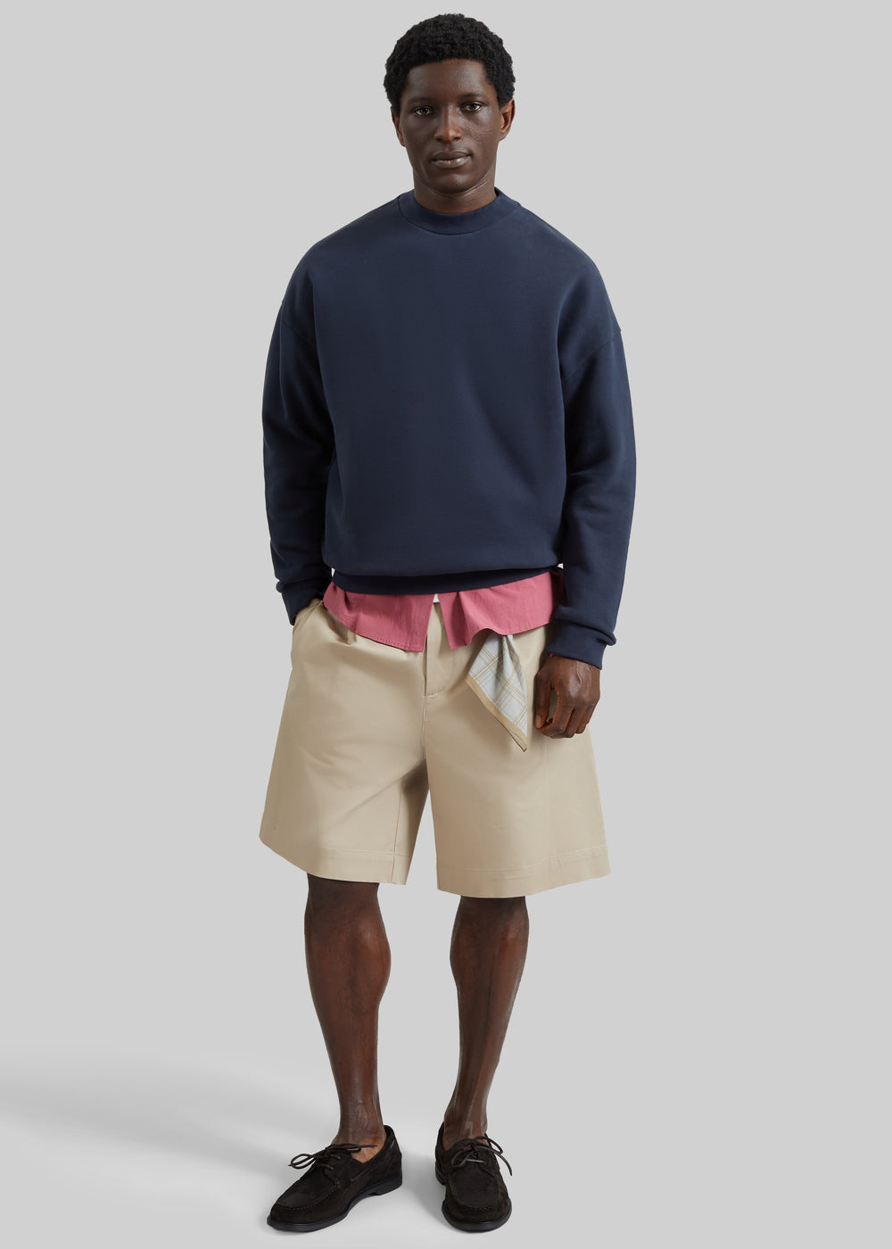 Darkpark Ben Crewneck Sweatshirt - Blue Navy - 1